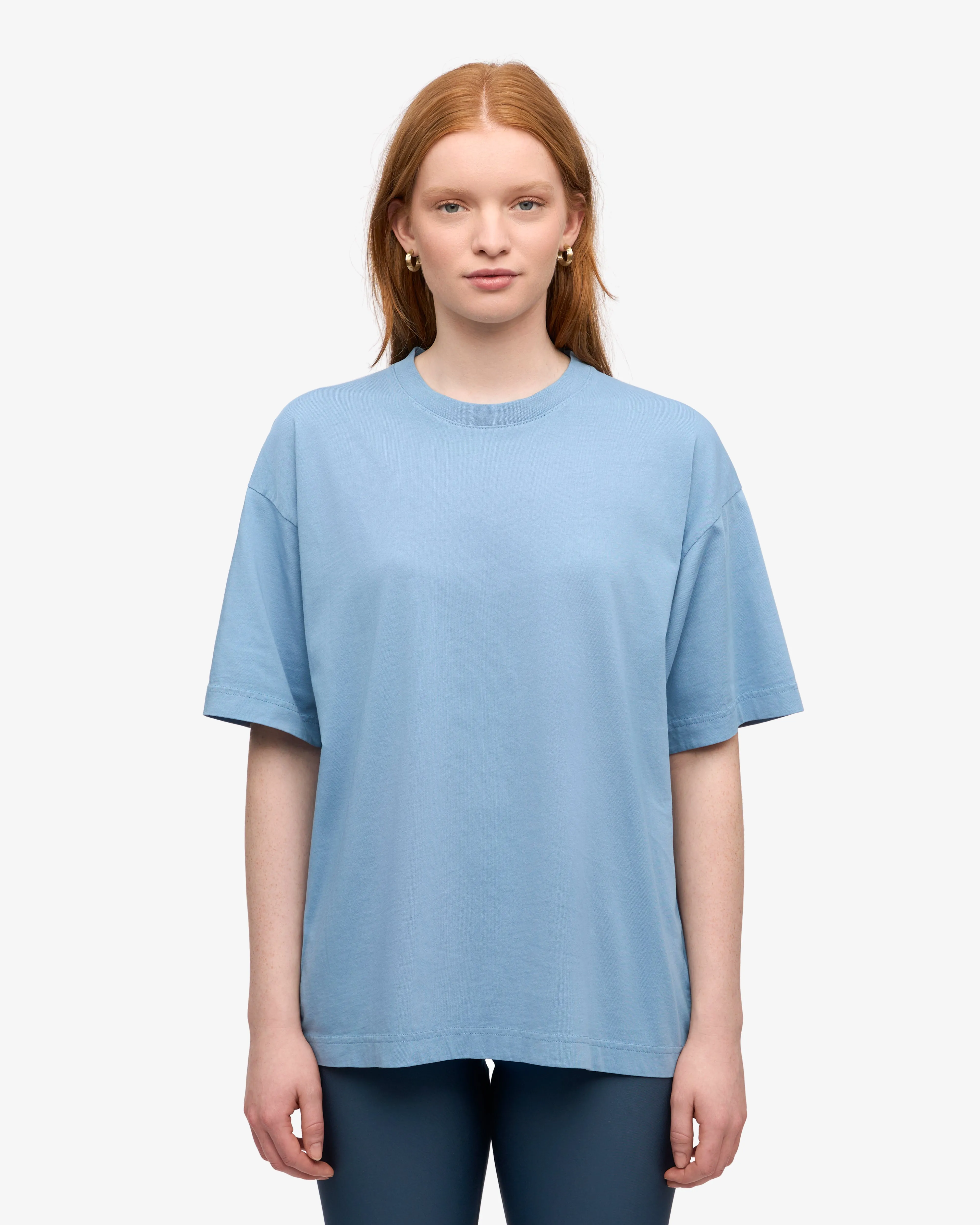 Oversized Organic T-Shirt - Seaside Blue sold by Colorful Standard product image thumbnail 2