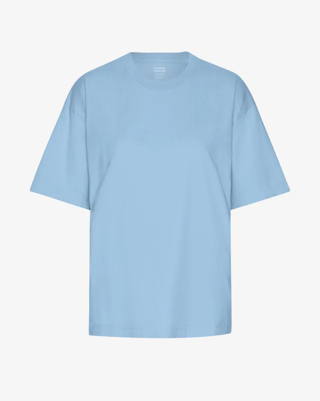 Oversized Organic T-Shirt - Seaside Blue sold by Colorful Standard