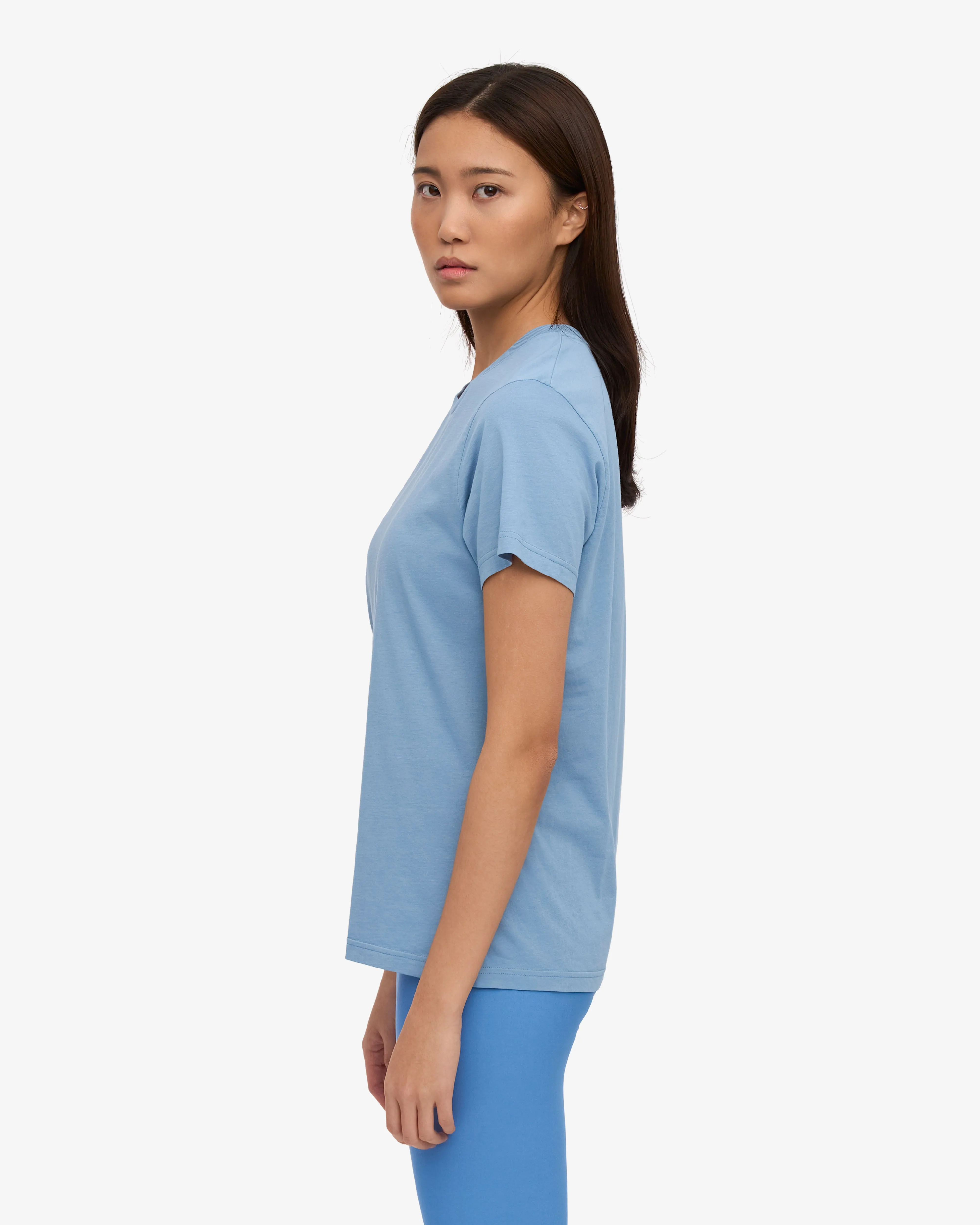 Women Light Organic Tee - Seaside Blue sold by Colorful Standard product image thumbnail 3