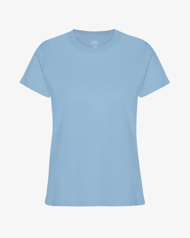 Women Light Organic Tee - Seaside Blue sold by Colorful Standard