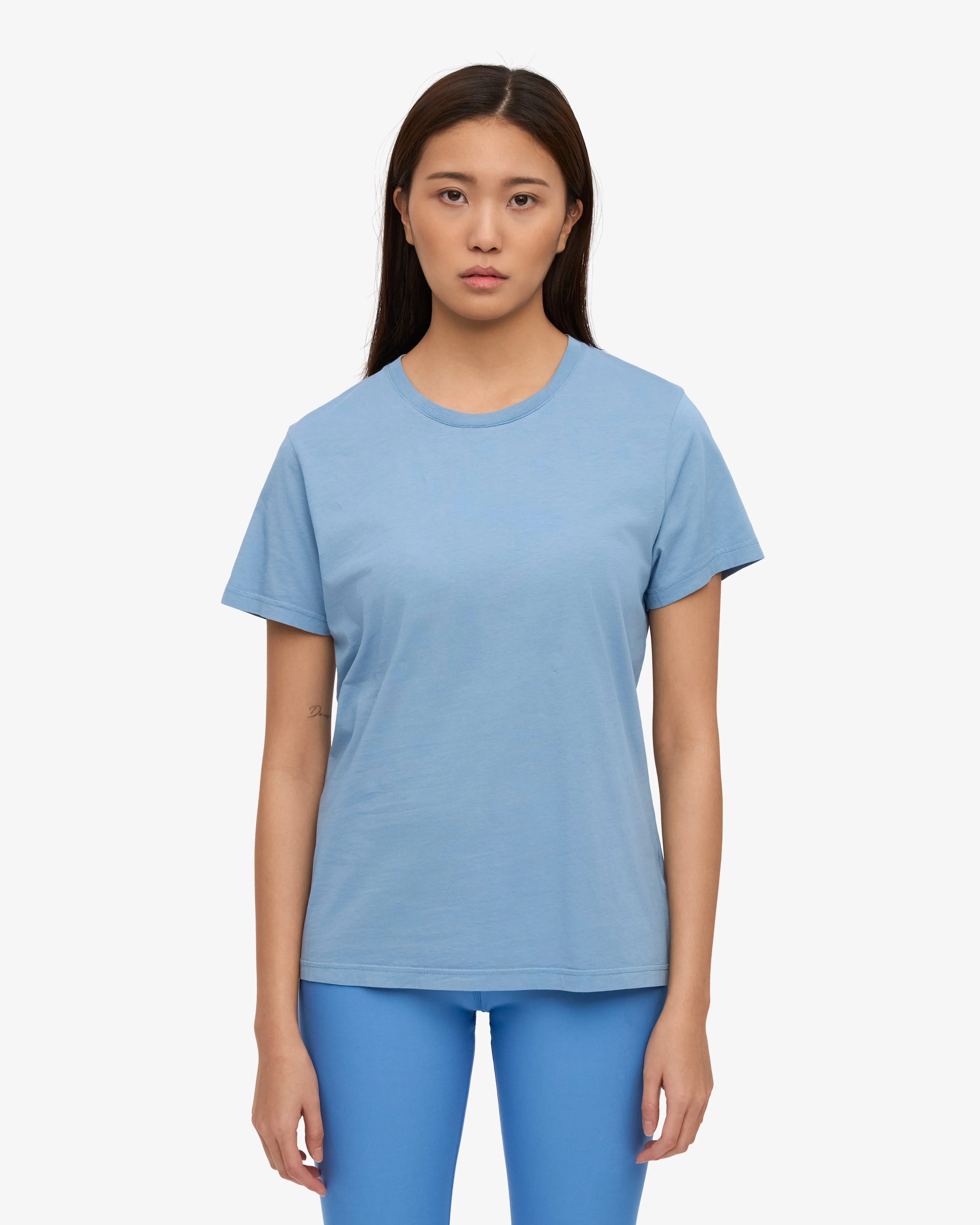 Women Light Organic Tee - Seaside Blue sold by Colorful Standard product image thumbnail 2
