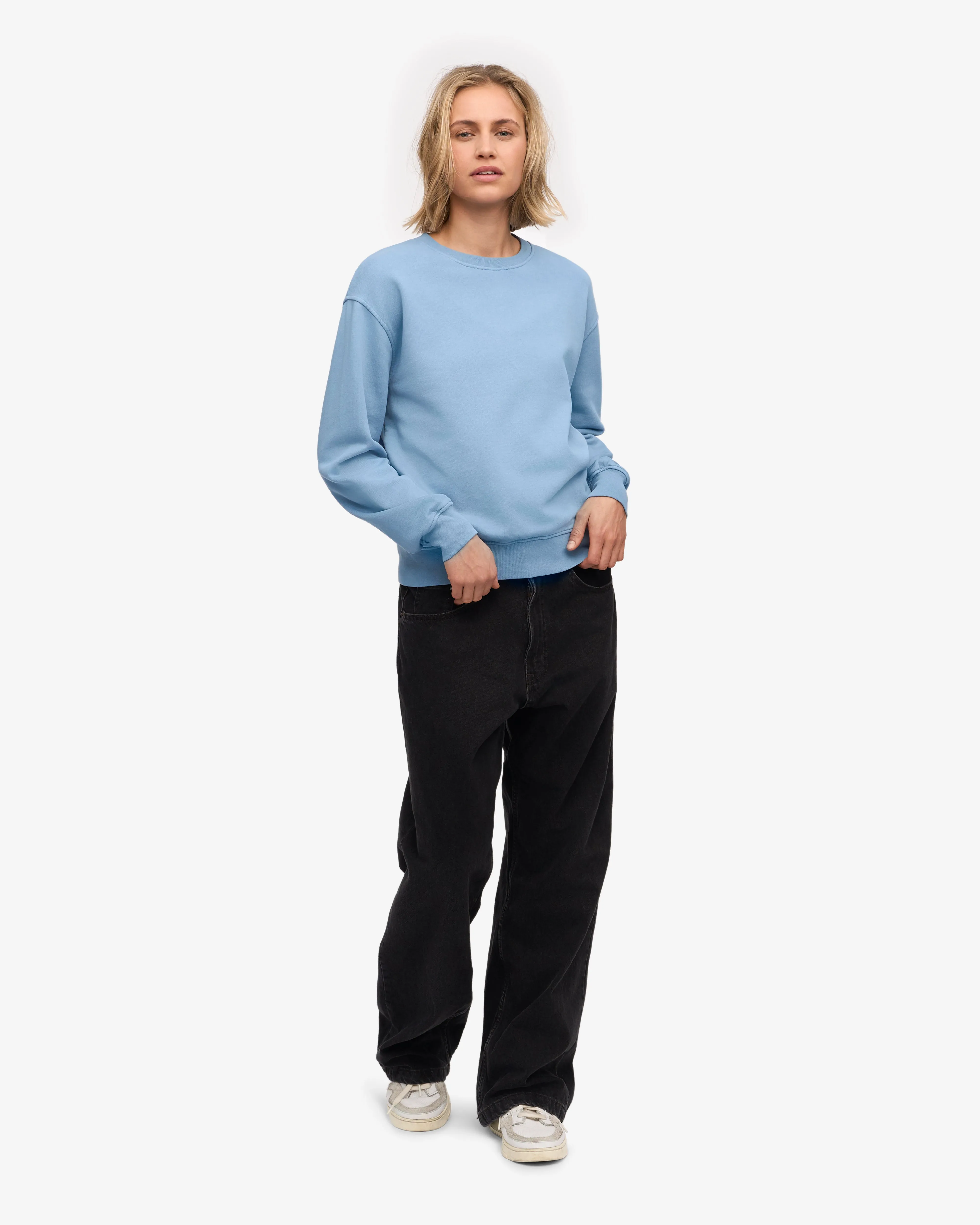 Women Classic Organic Crew - Seaside Blue sold by Colorful Standard product image thumbnail 5