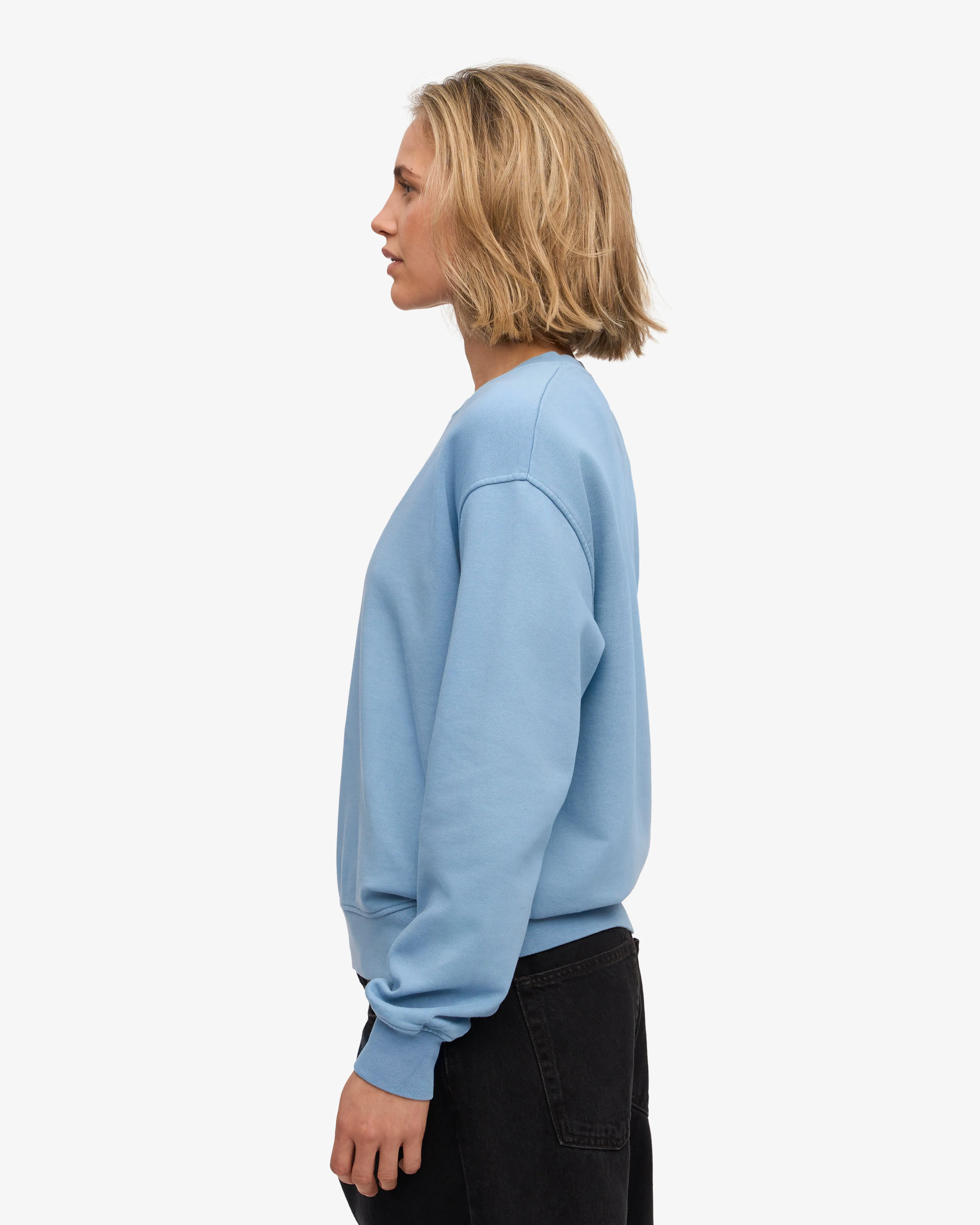 Women Classic Organic Crew - Seaside Blue sold by Colorful Standard product image thumbnail 3