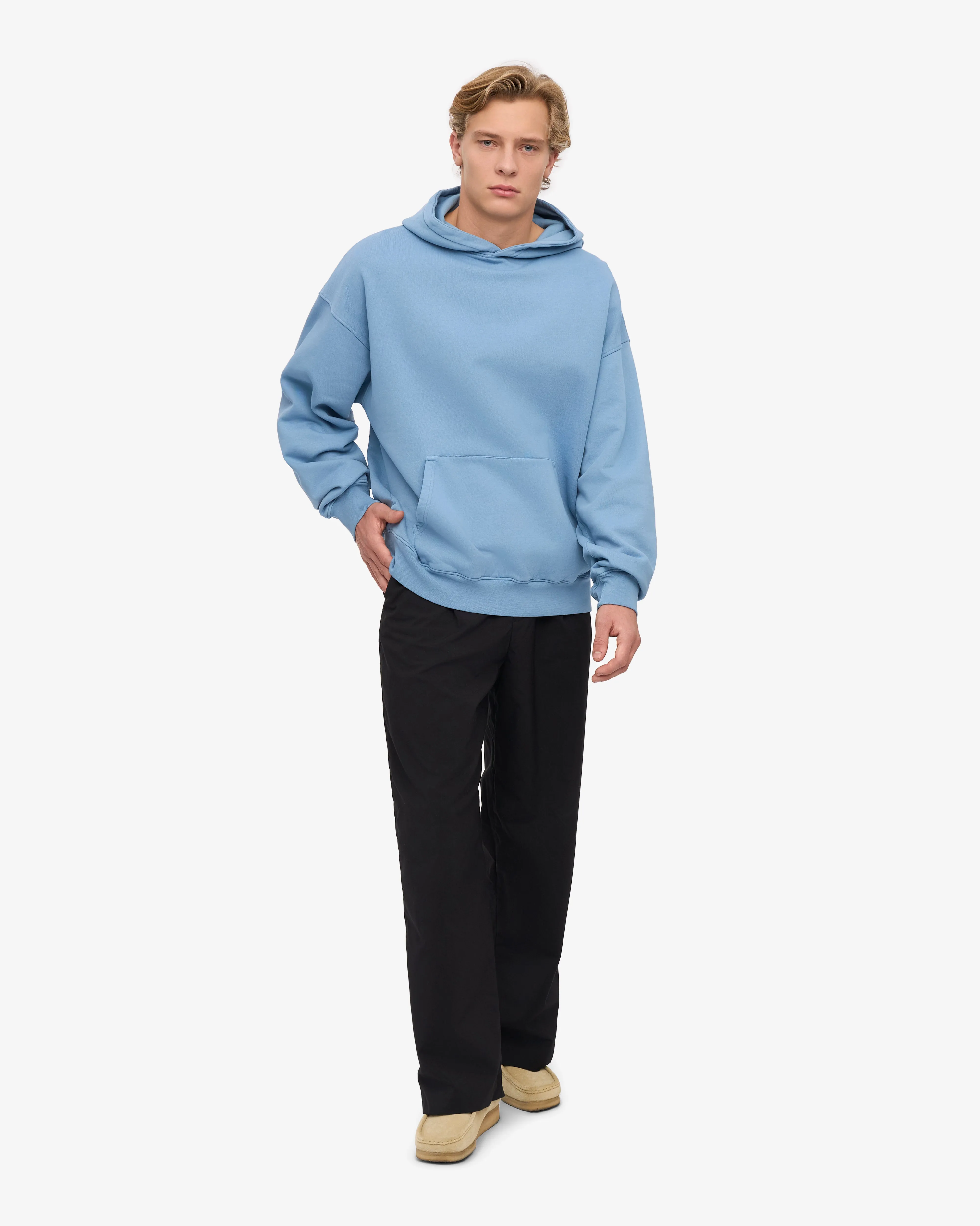 Organic Oversized Hood - Seaside Blue sold by Colorful Standard product image thumbnail 5