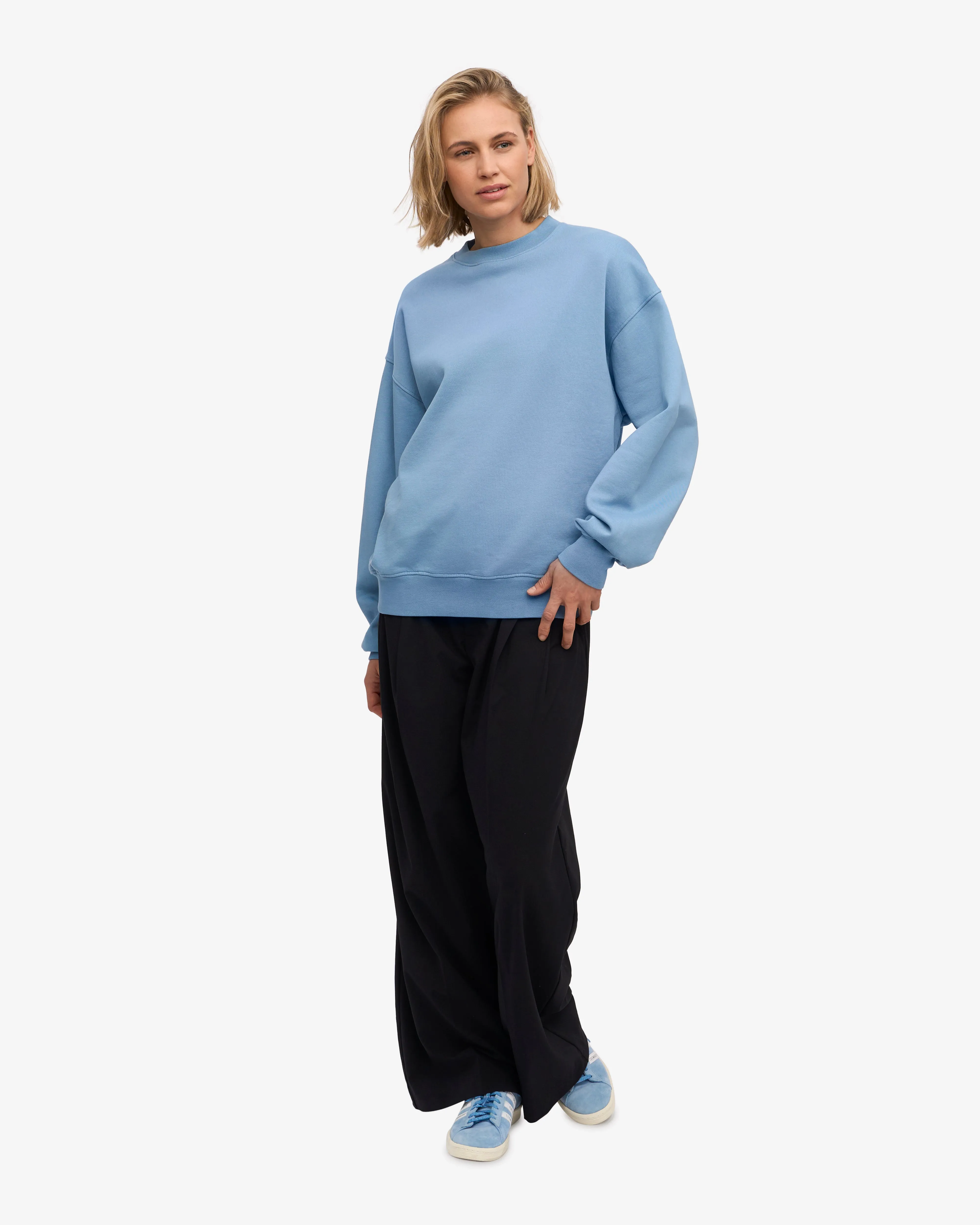 Organic Oversized Crew - Seaside Blue sold by Colorful Standard product image thumbnail 5