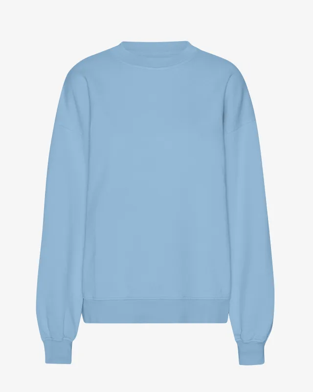 Organic Oversized Crew - Seaside Blue sold by Colorful Standard