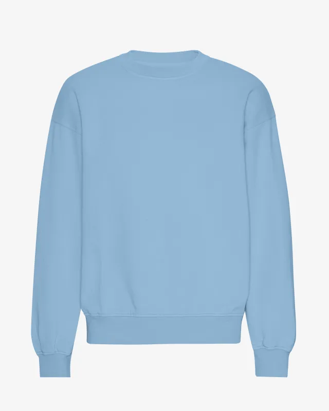 Organic Oversized Crew - Seaside Blue sold by Colorful Standard