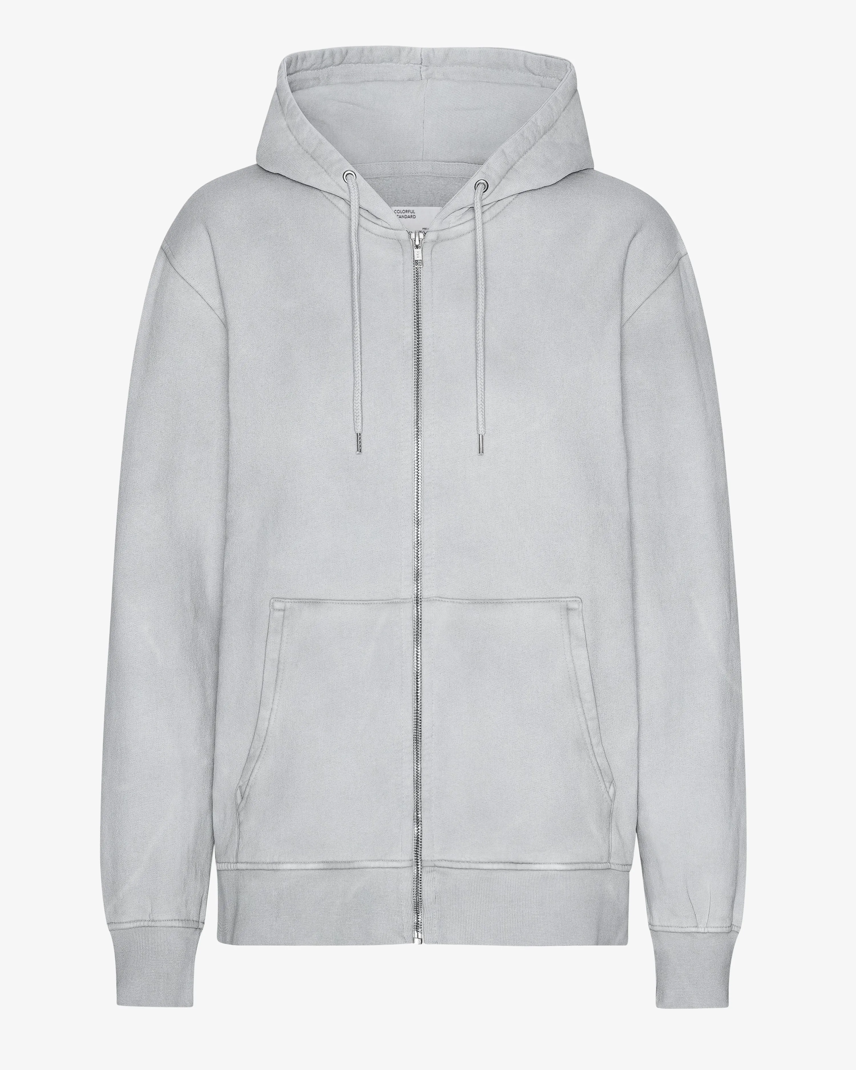 Classic Organic Zip Hood - Faded Grey sold by Colorful Standard