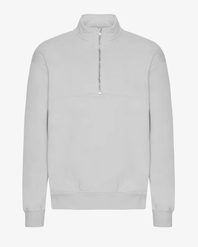 Organic Quarter Zip - Faded Grey sold by Colorful Standard