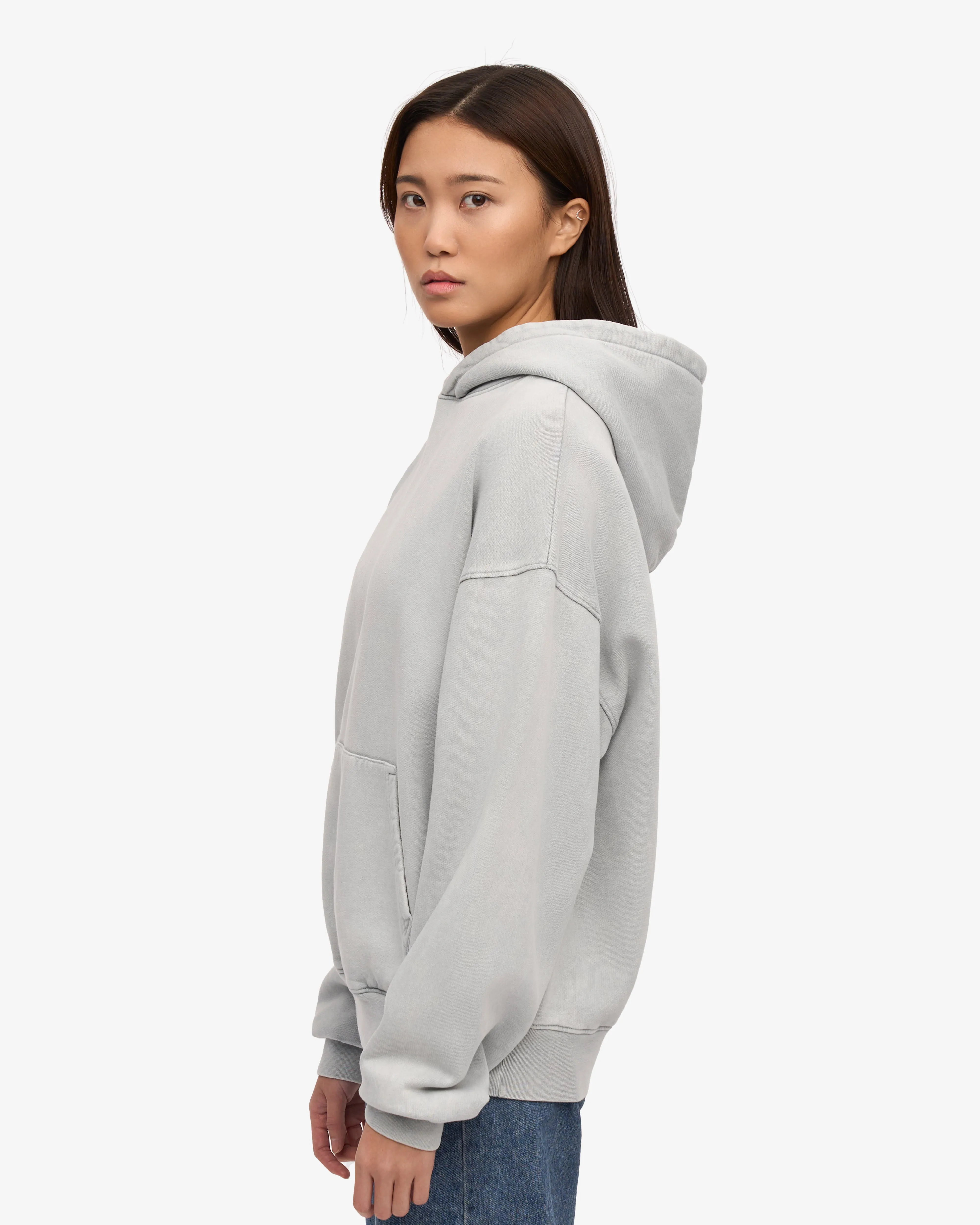 Organic Oversized Hood - Faded Grey sold by Colorful Standard product image thumbnail 3