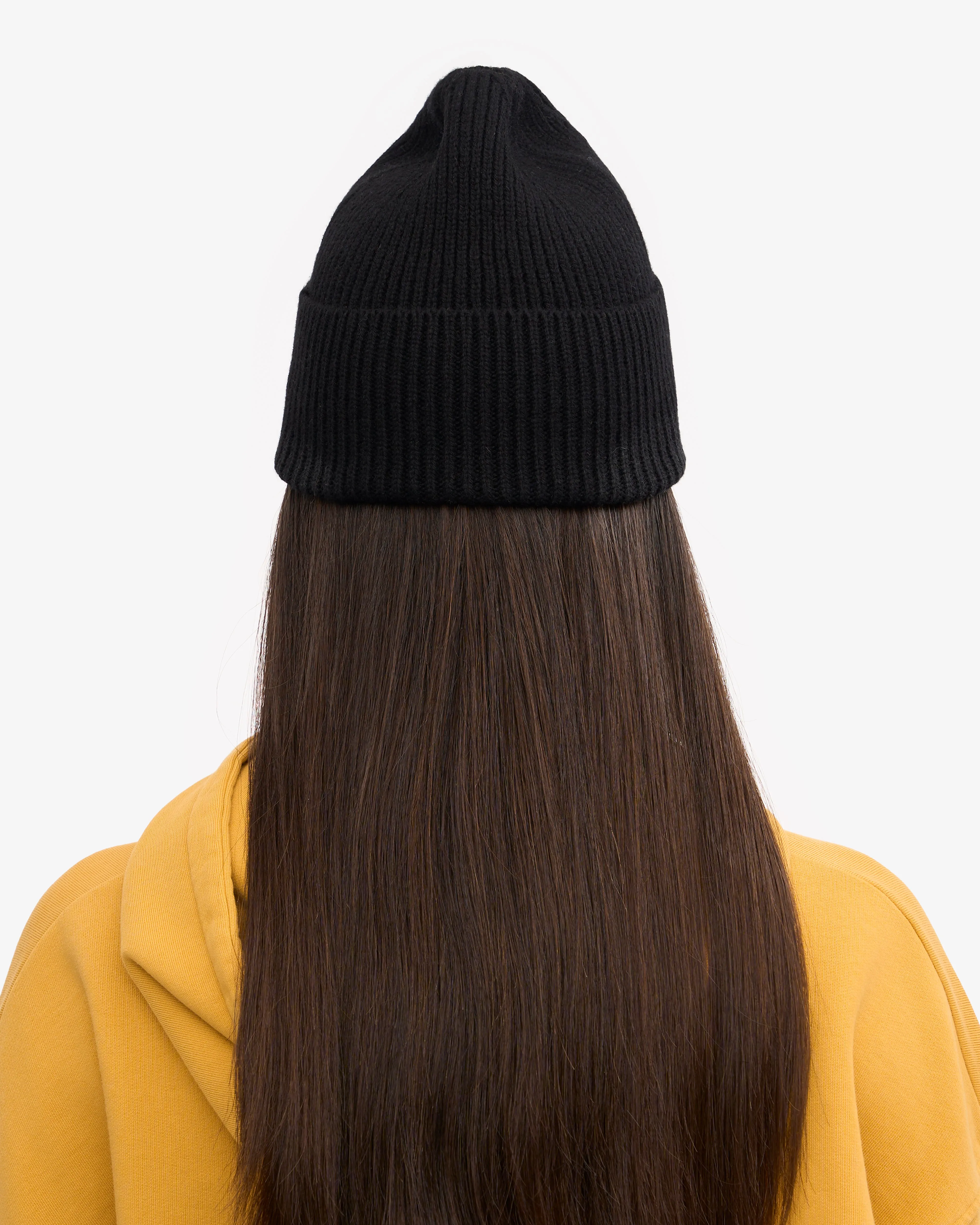 Merino Wool Beanie - Deep Black sold by Colorful Standard product image thumbnail 4