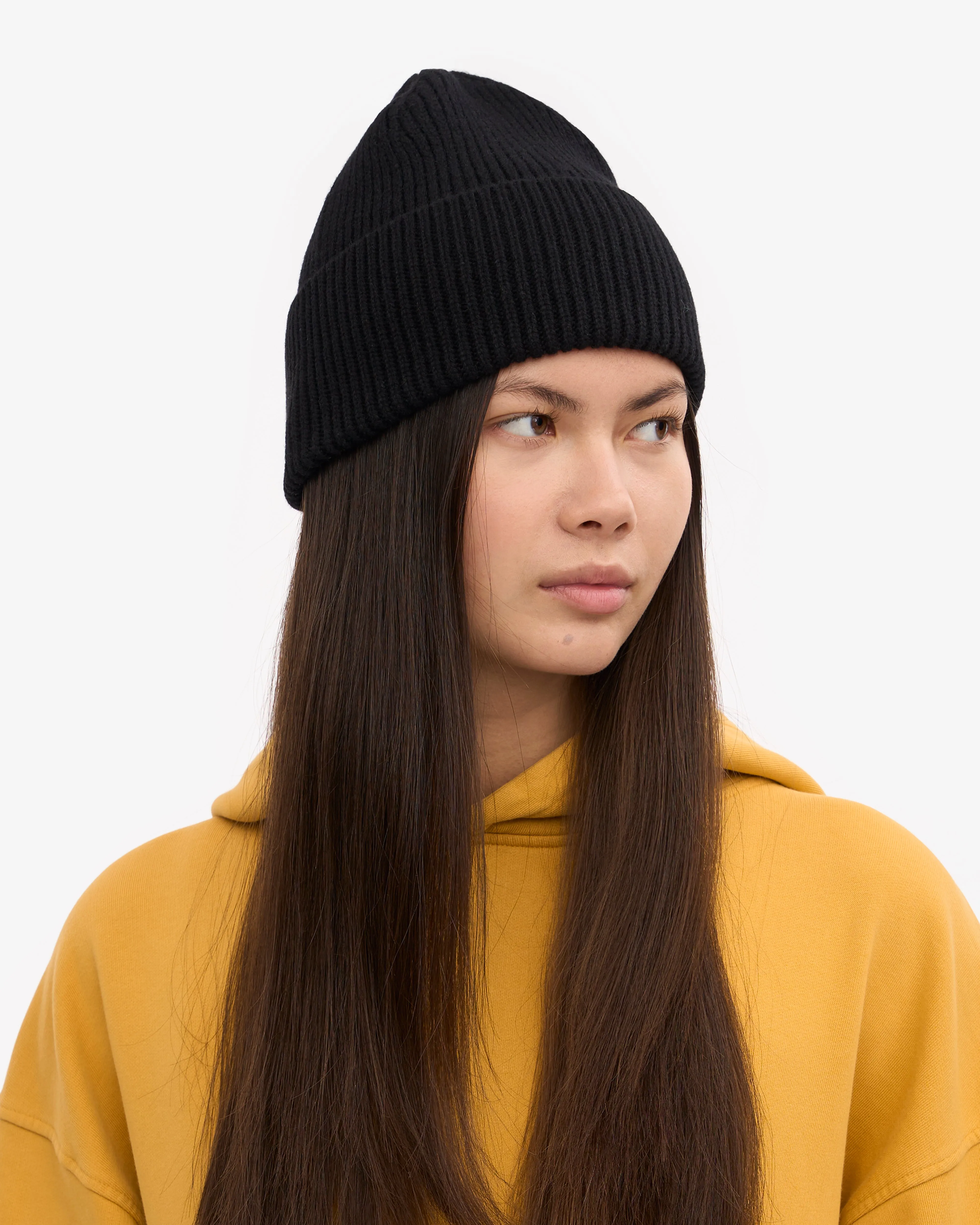 Merino Wool Beanie - Deep Black sold by Colorful Standard product image thumbnail 5