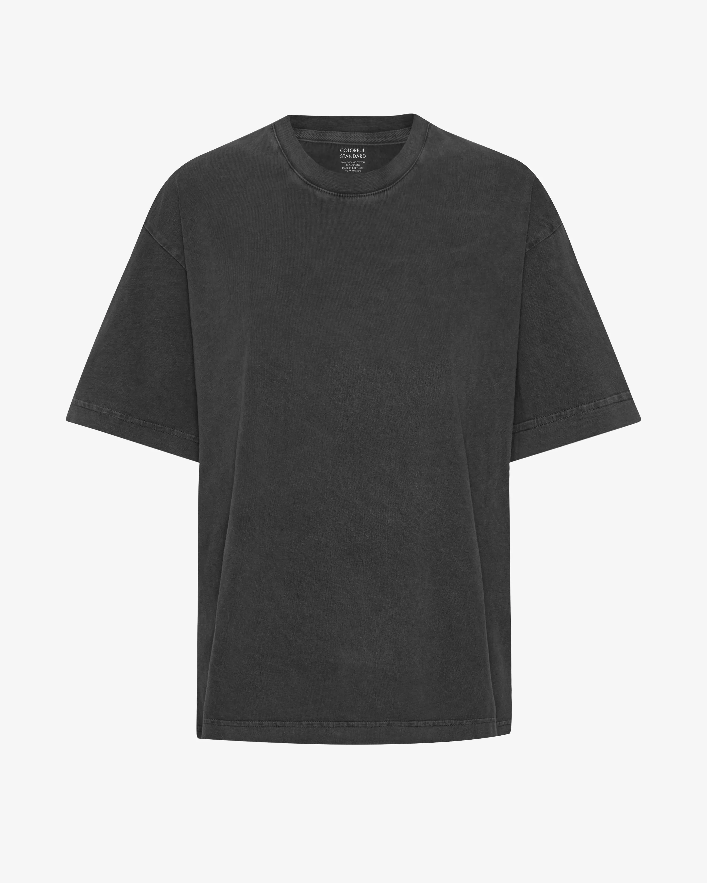 Oversized Organic T-Shirt - Faded Black sold by Colorful Standard