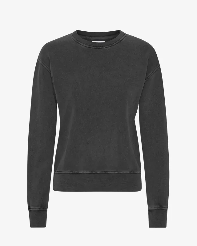 Women Classic Organic Crew - Faded Black sold by Colorful Standard