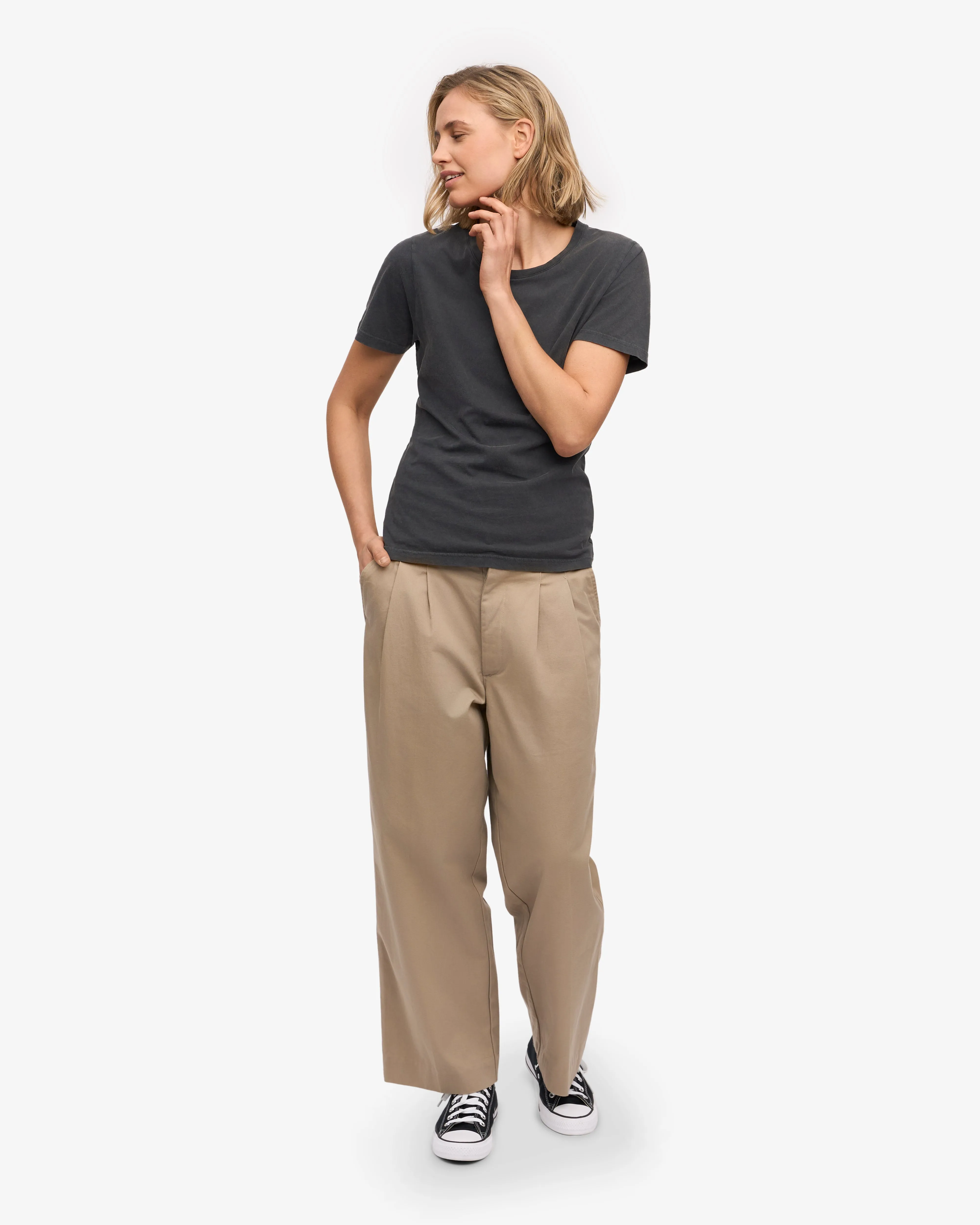 Women Light Organic Tee - Faded Black sold by Colorful Standard product image thumbnail 5