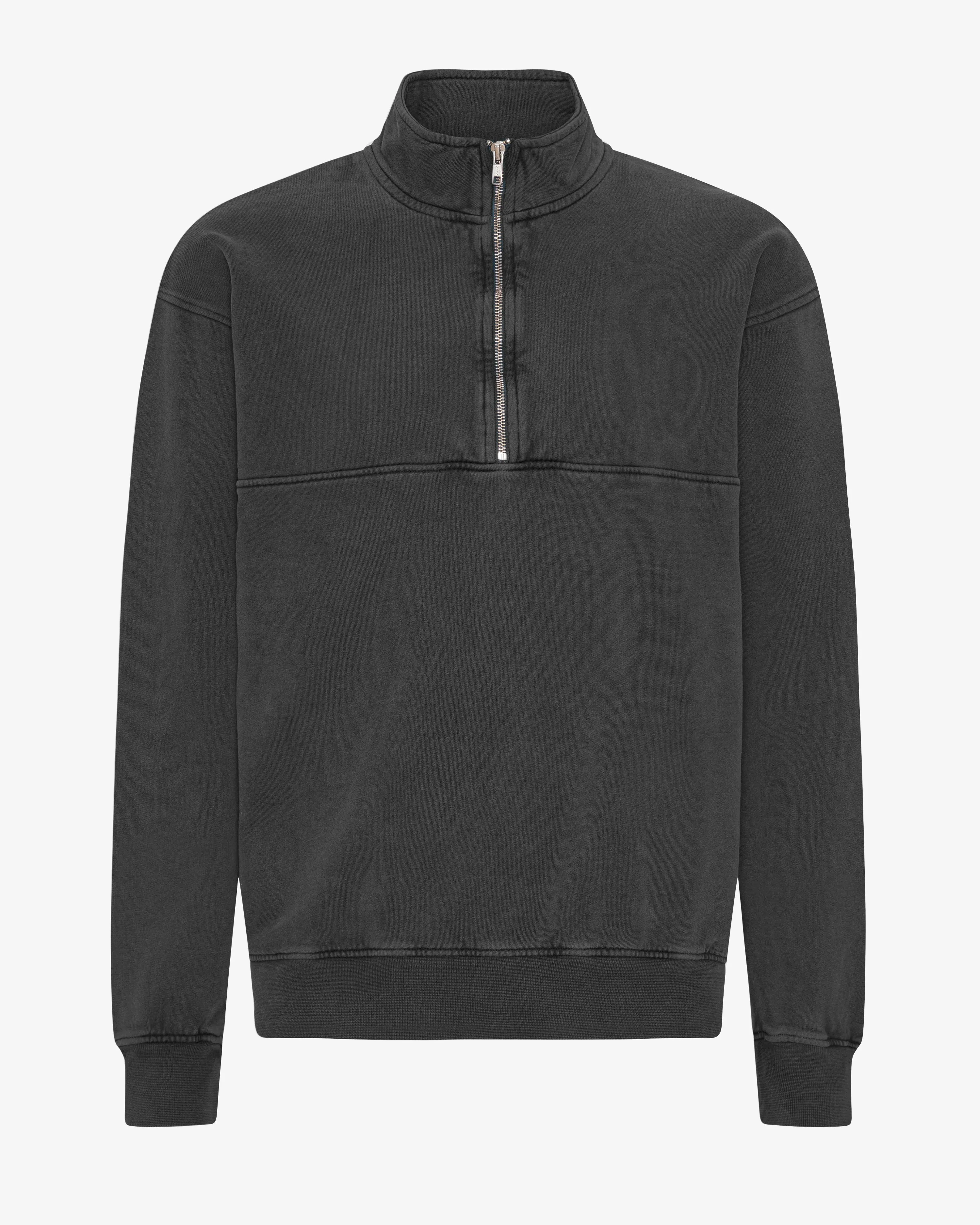 Organic Quarter Zip - Faded Black sold by Colorful Standard