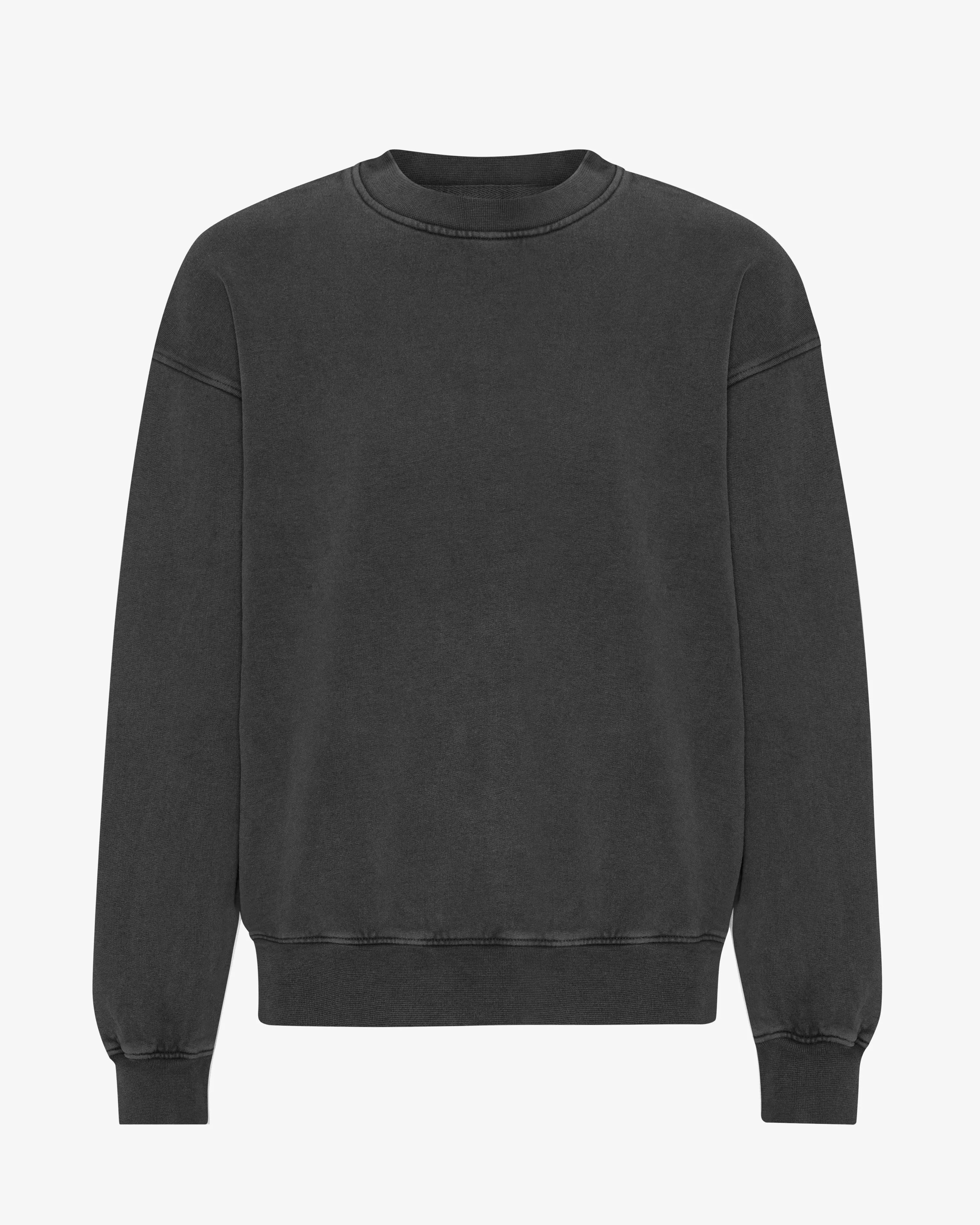 Organic Oversized Crew - Faded Black sold by Colorful Standard