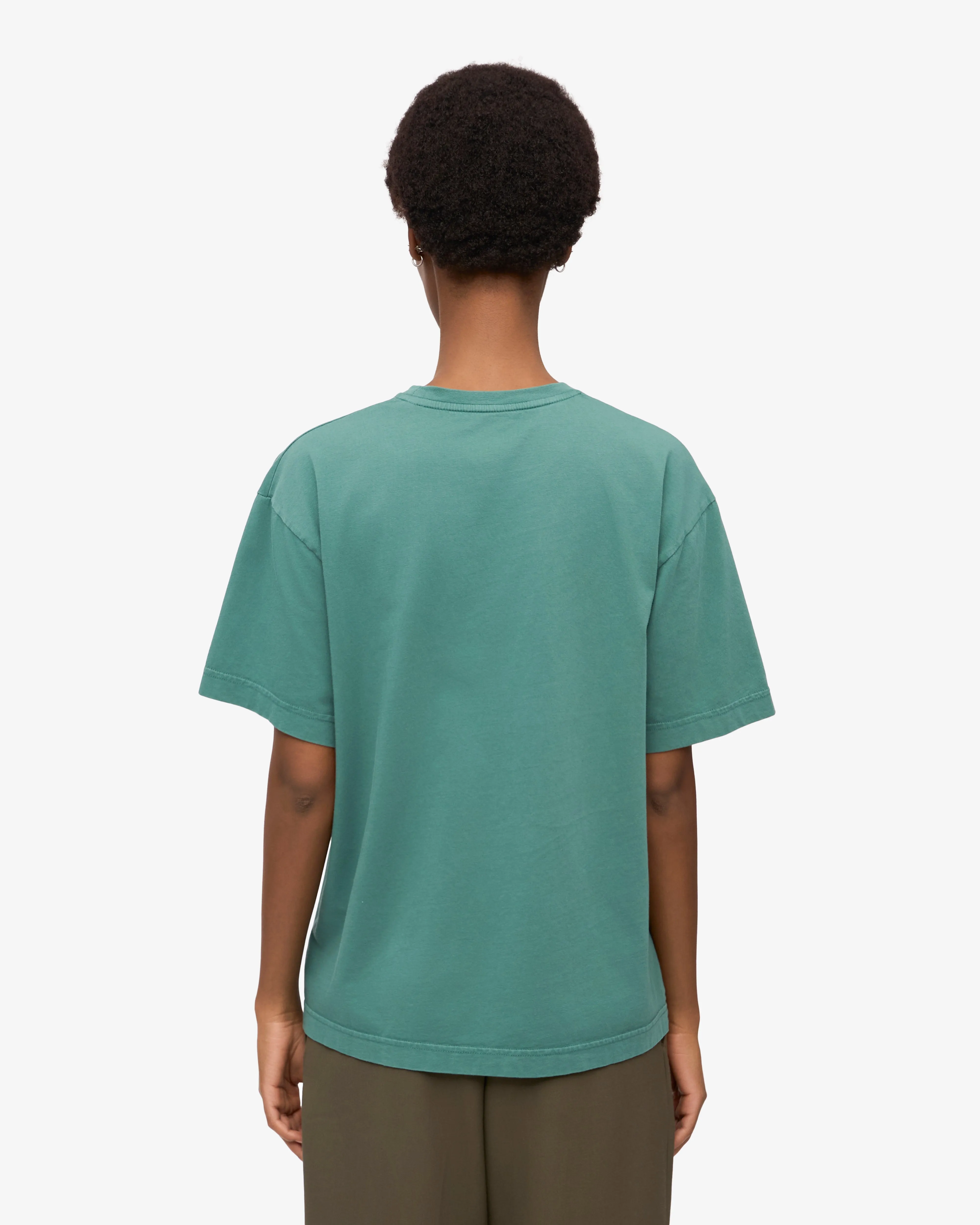 Oversized Organic T-Shirt - Pine Green sold by Colorful Standard product image thumbnail 4