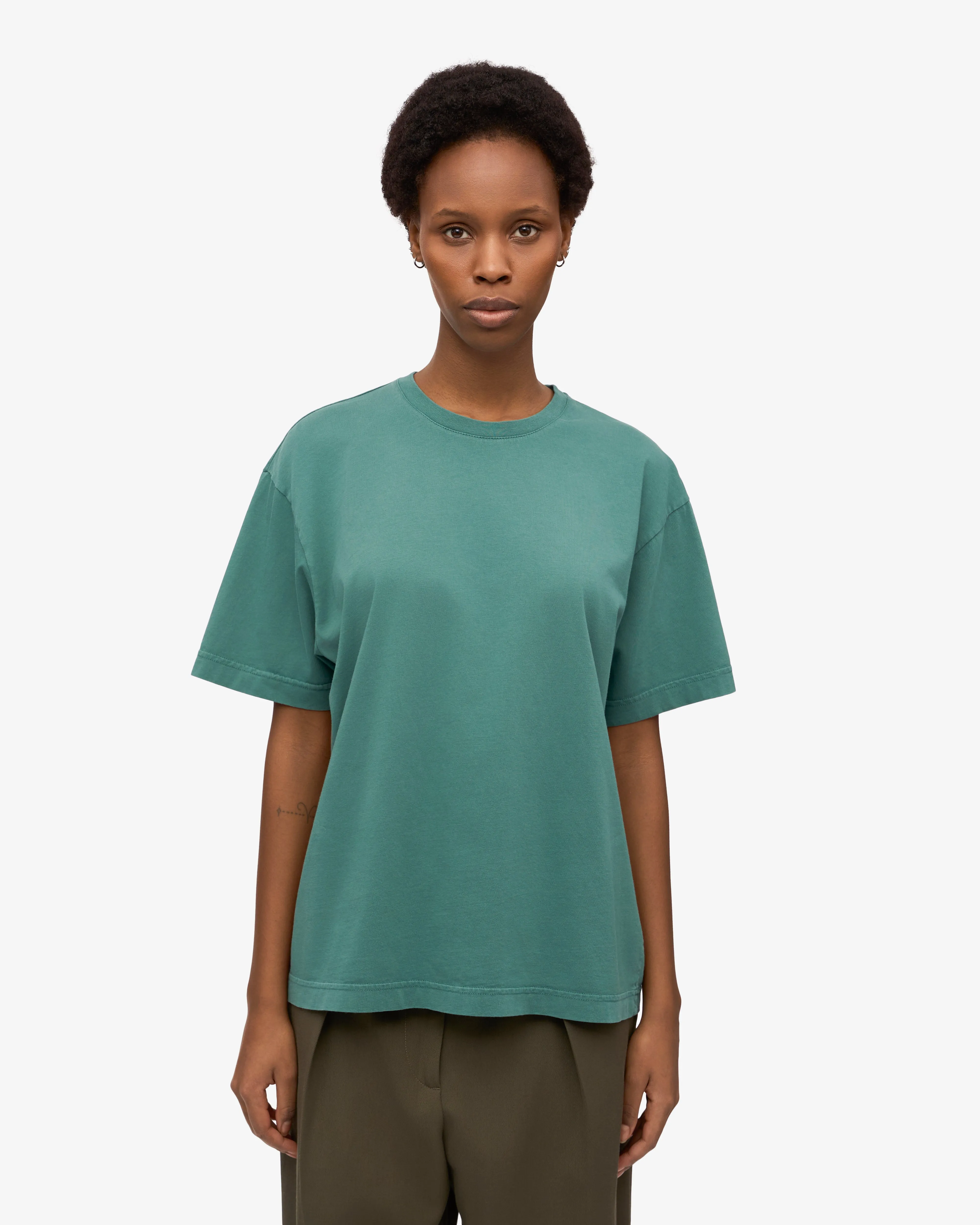 Oversized Organic T-Shirt - Pine Green sold by Colorful Standard product image thumbnail 2