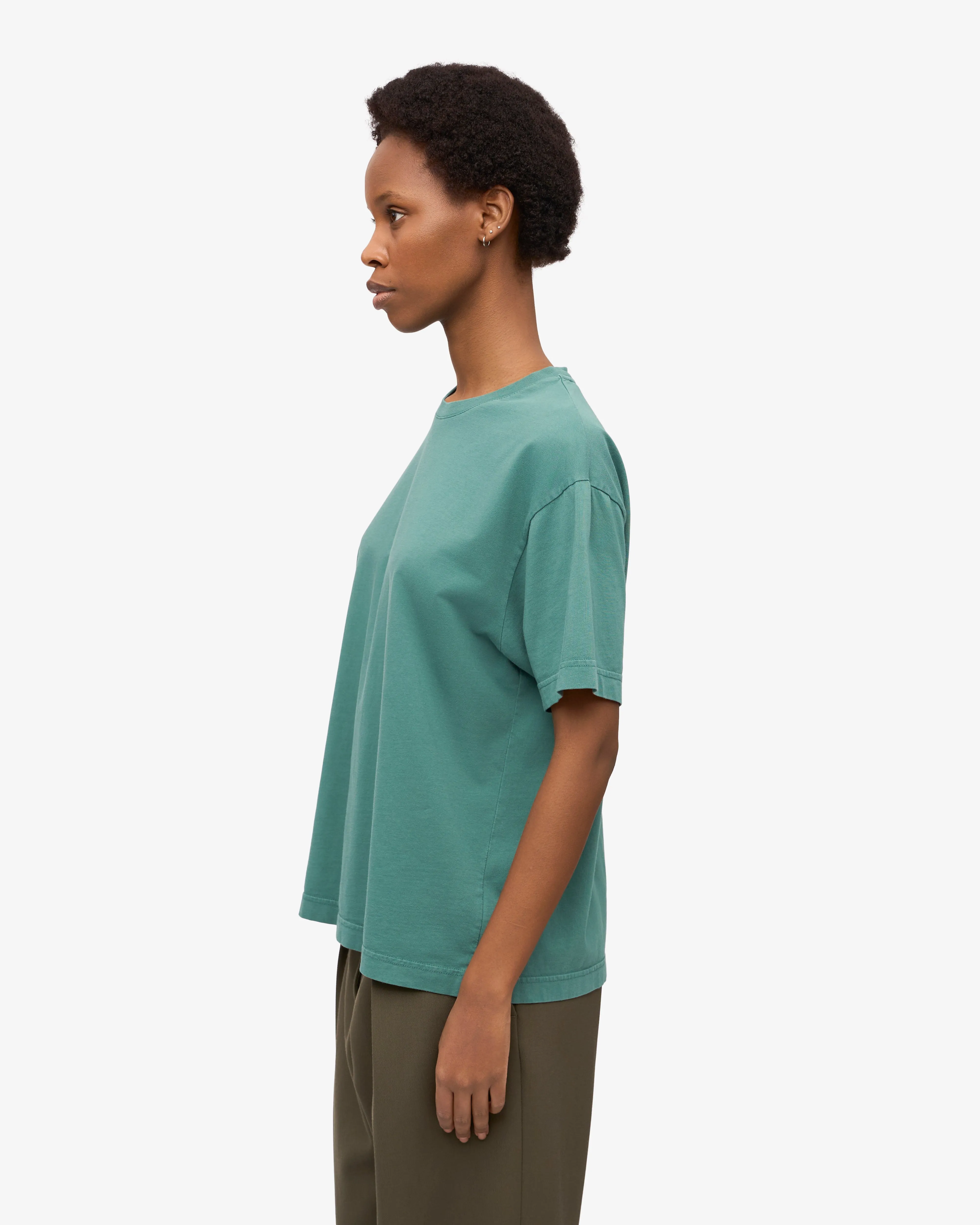 Oversized Organic T-Shirt - Pine Green sold by Colorful Standard product image thumbnail 3