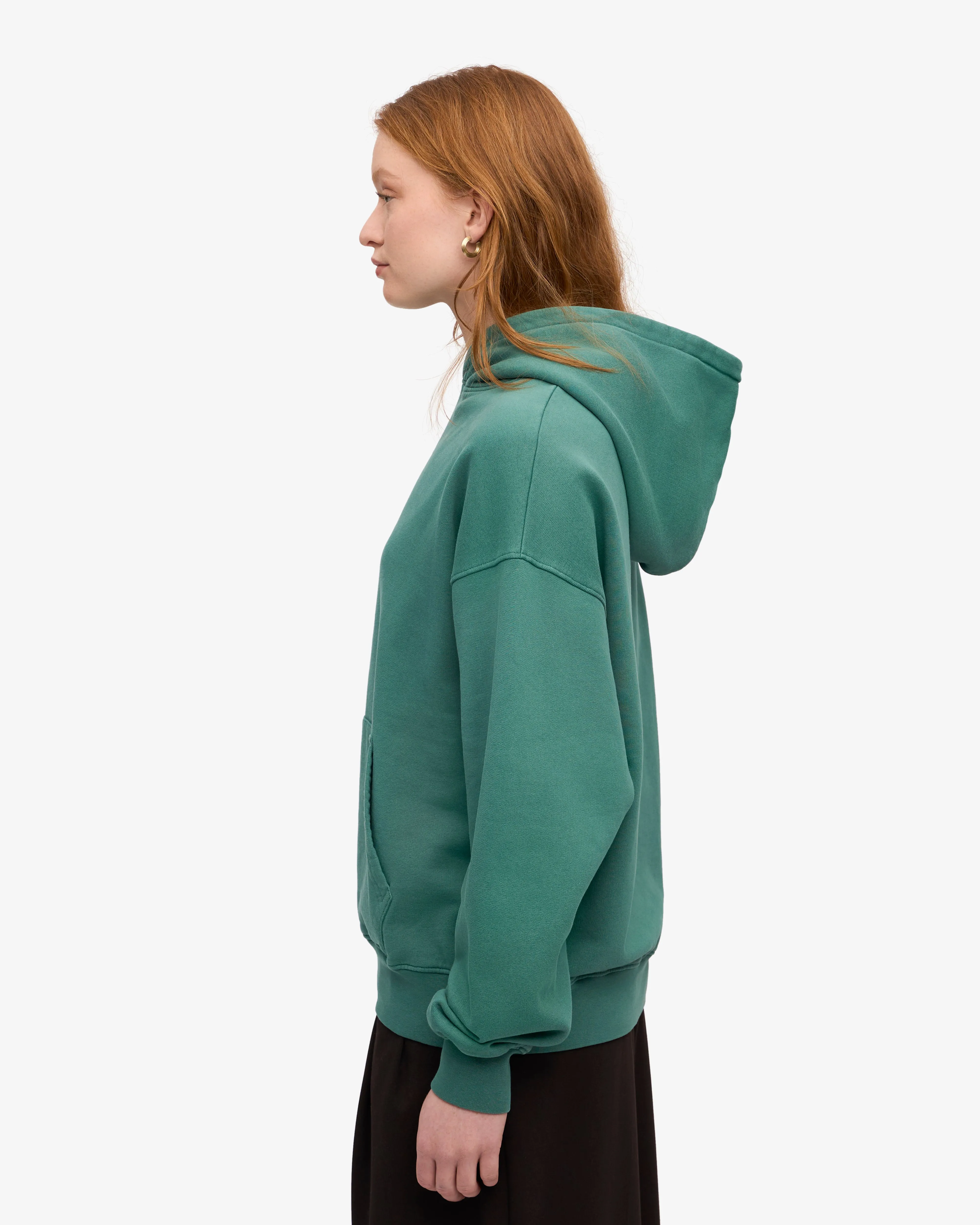 Organic Oversized Hood - Pine Green sold by Colorful Standard product image thumbnail 3