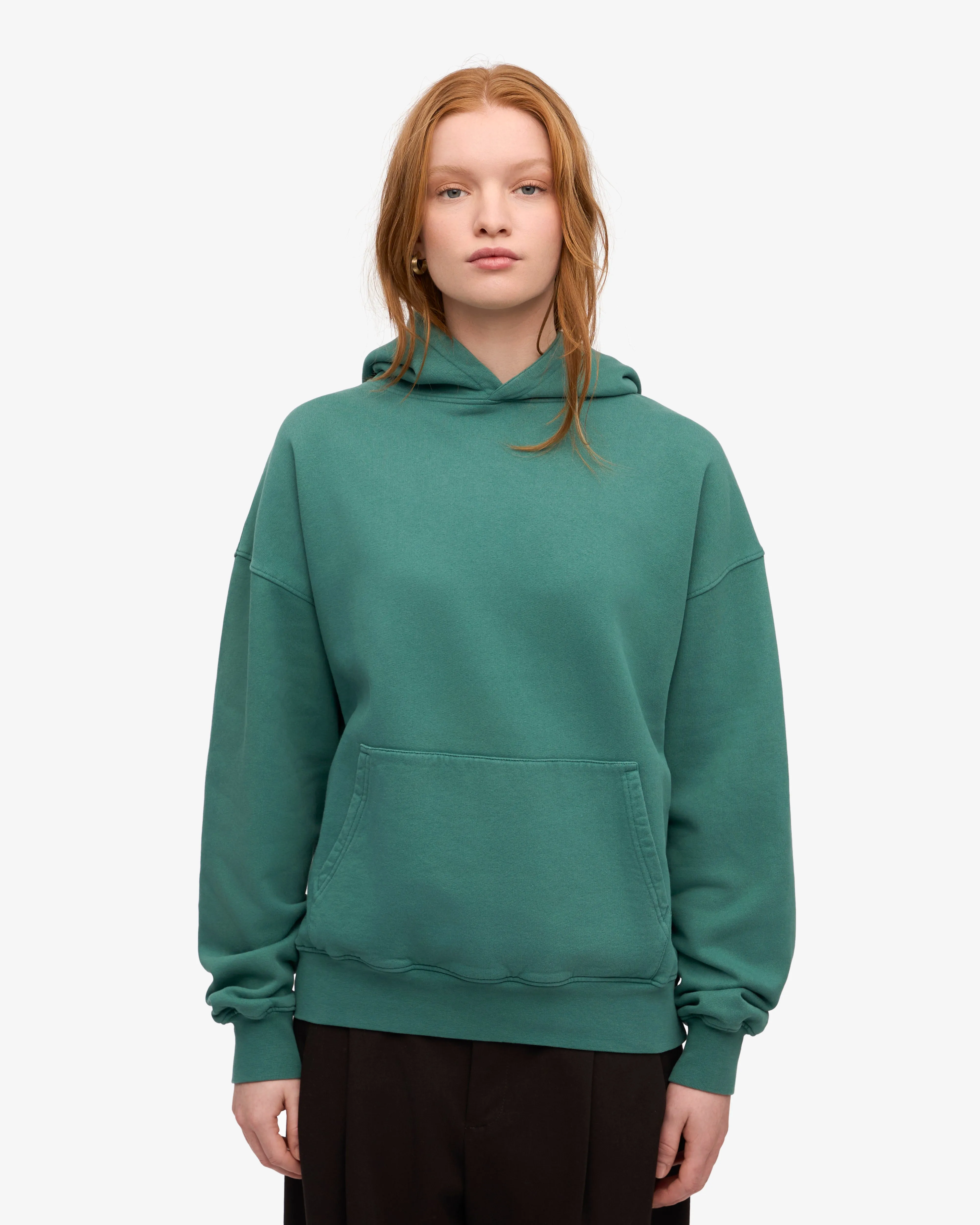 Organic Oversized Hood - Pine Green sold by Colorful Standard product image thumbnail 2
