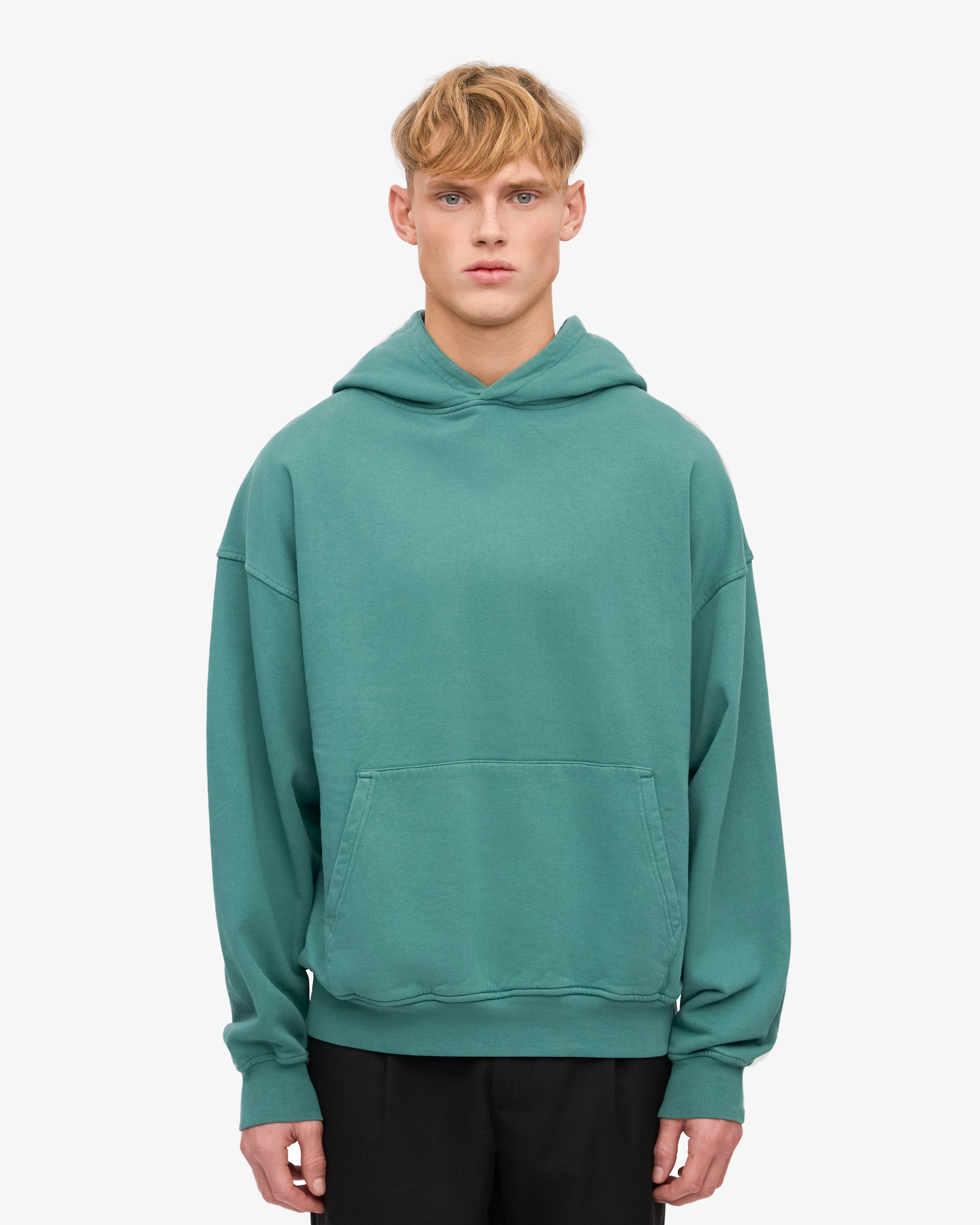 Organic Oversized Hood - Pine Green sold by Colorful Standard product image thumbnail 2