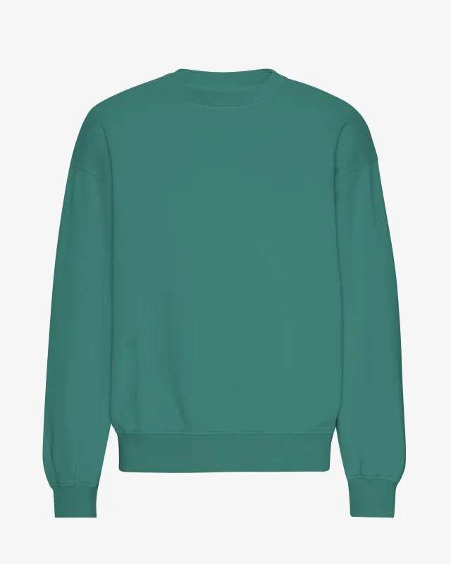 Organic Oversized Crew - Pine Green sold by Colorful Standard