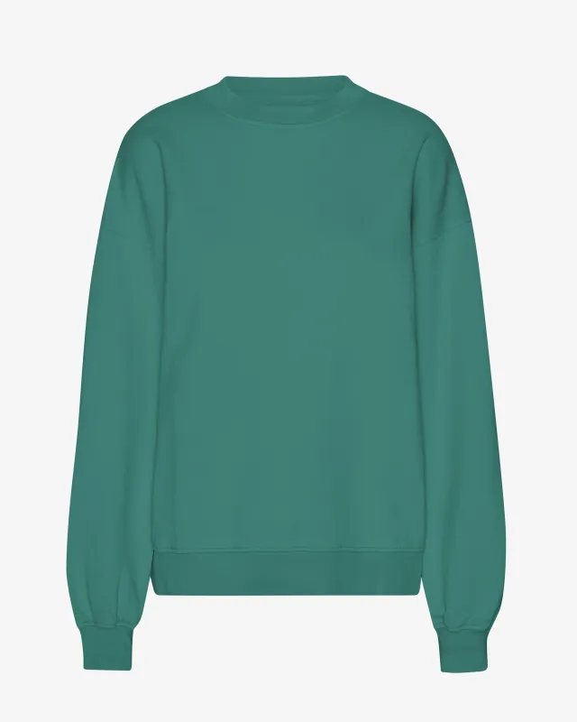 Organic Oversized Crew - Pine Green sold by Colorful Standard