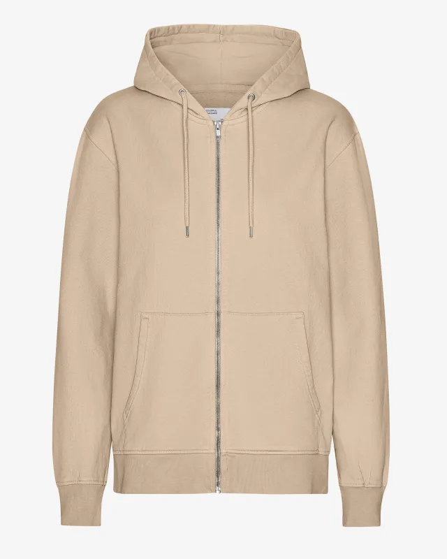 Classic Organic Zip Hood - Honey Beige sold by Colorful Standard