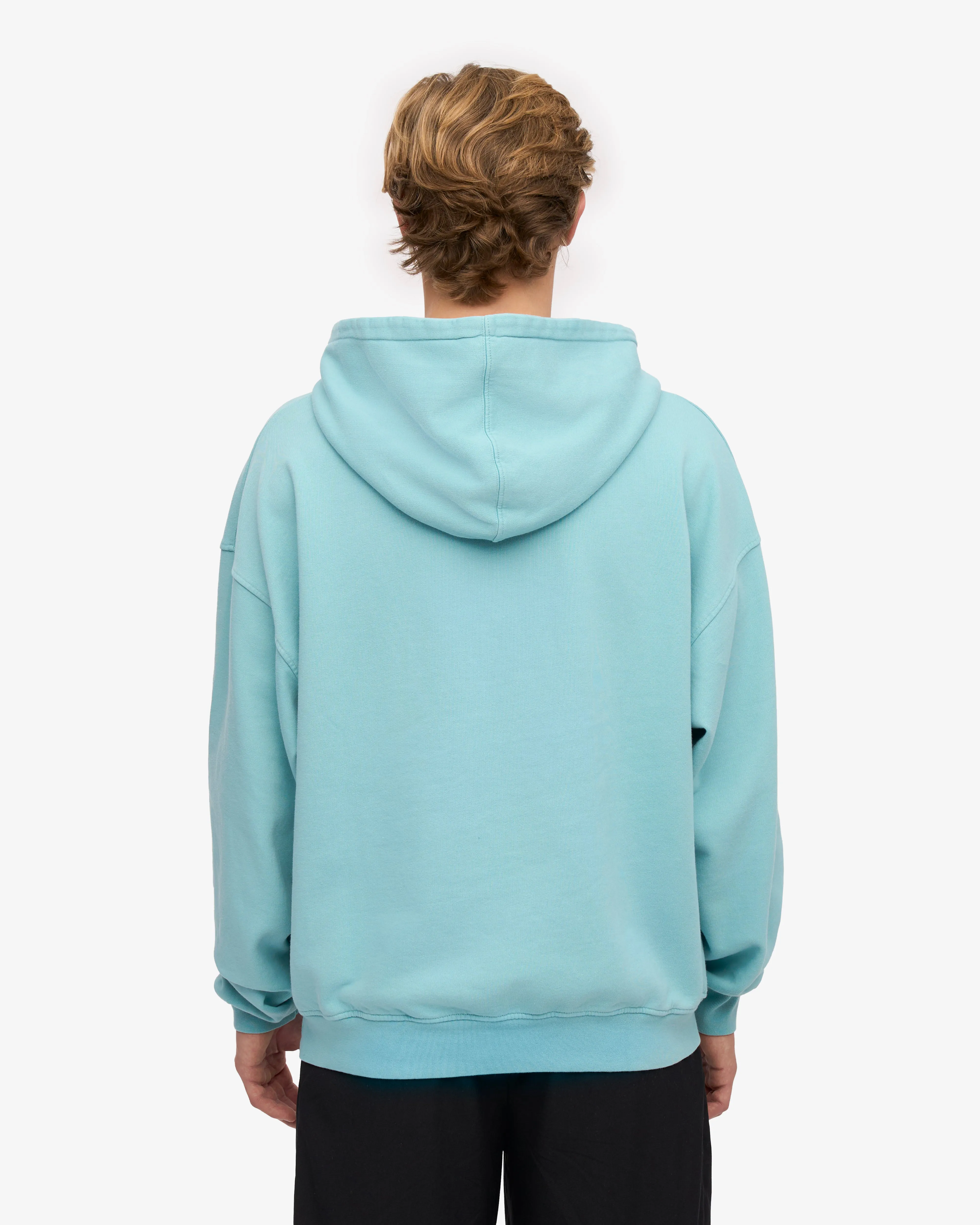 Organic Oversized Hood - Teal Blue sold by Colorful Standard product image thumbnail 4