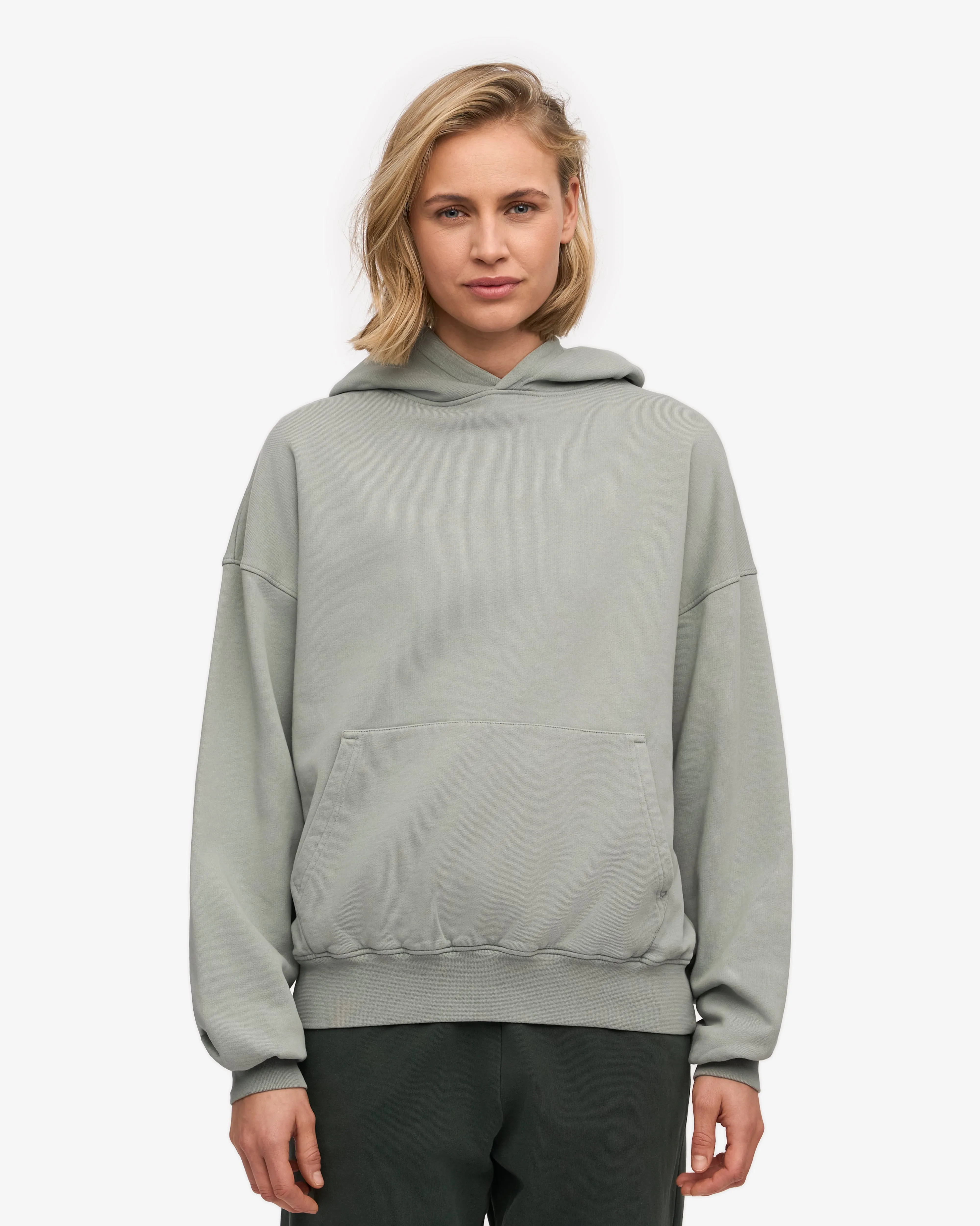 Organic Oversized Hood - Steel Blue sold by Colorful Standard product image thumbnail 2