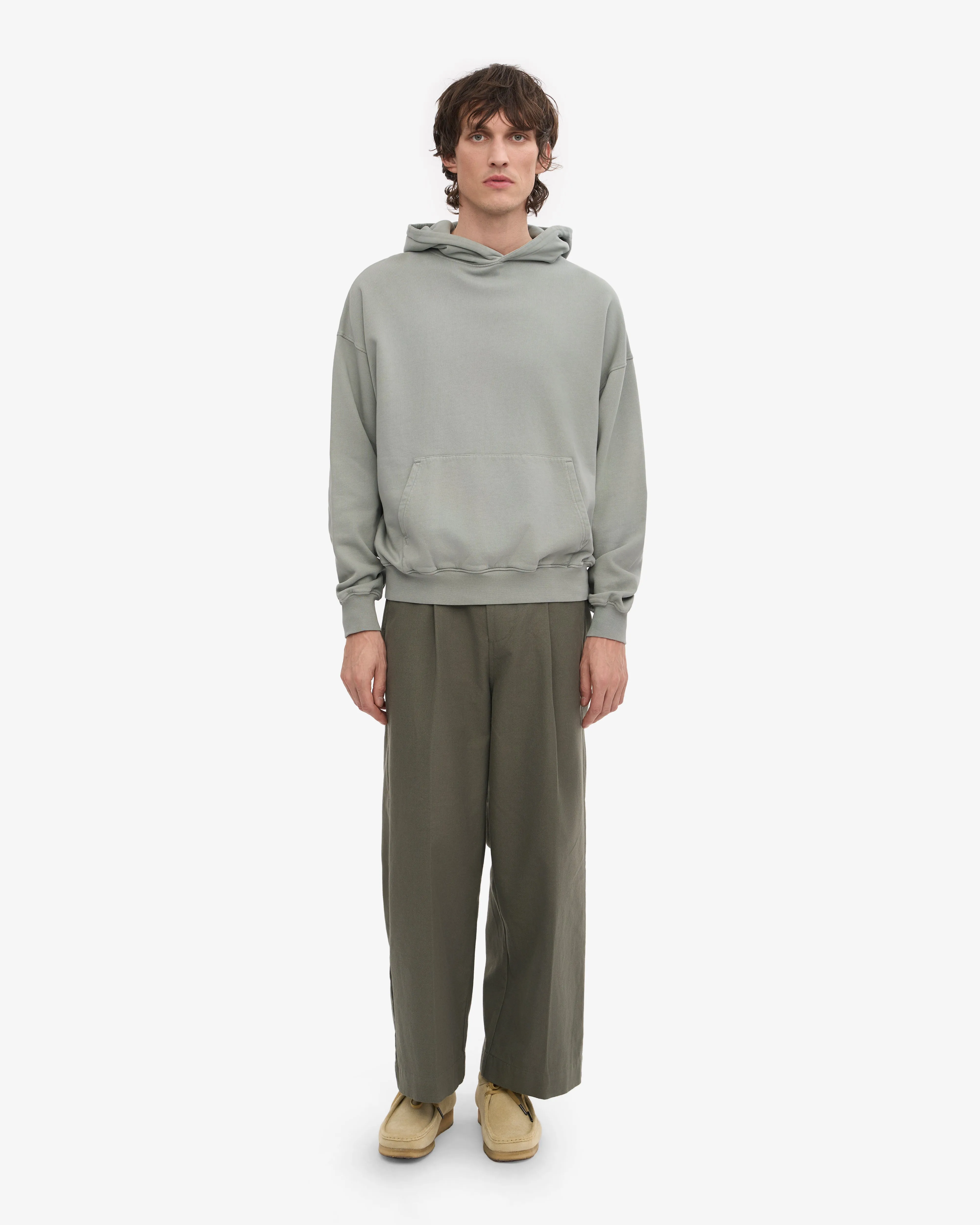 Organic Oversized Hood - Steel Blue sold by Colorful Standard product image thumbnail 5