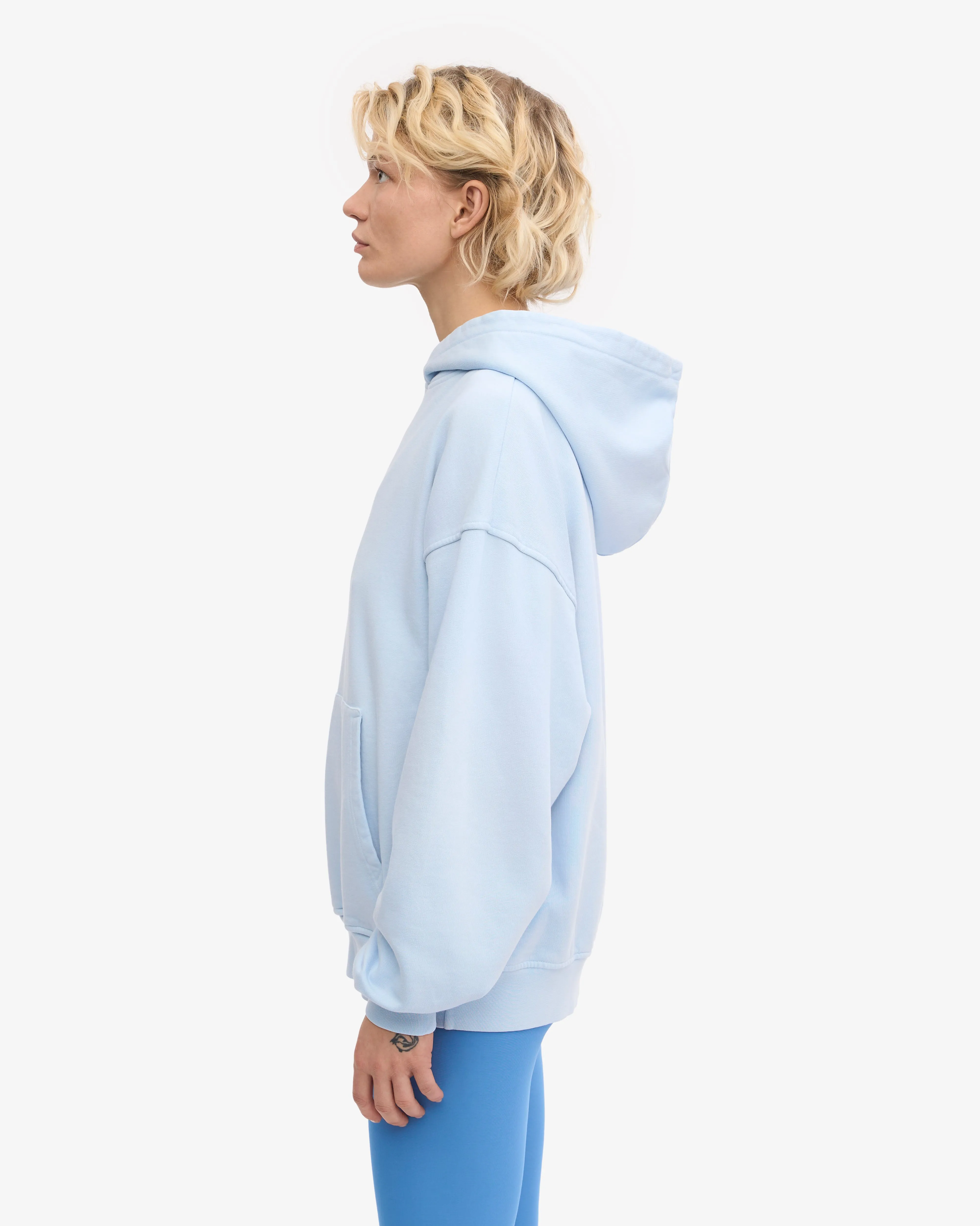 Organic Oversized Hood - Polar Blue sold by Colorful Standard product image thumbnail 3
