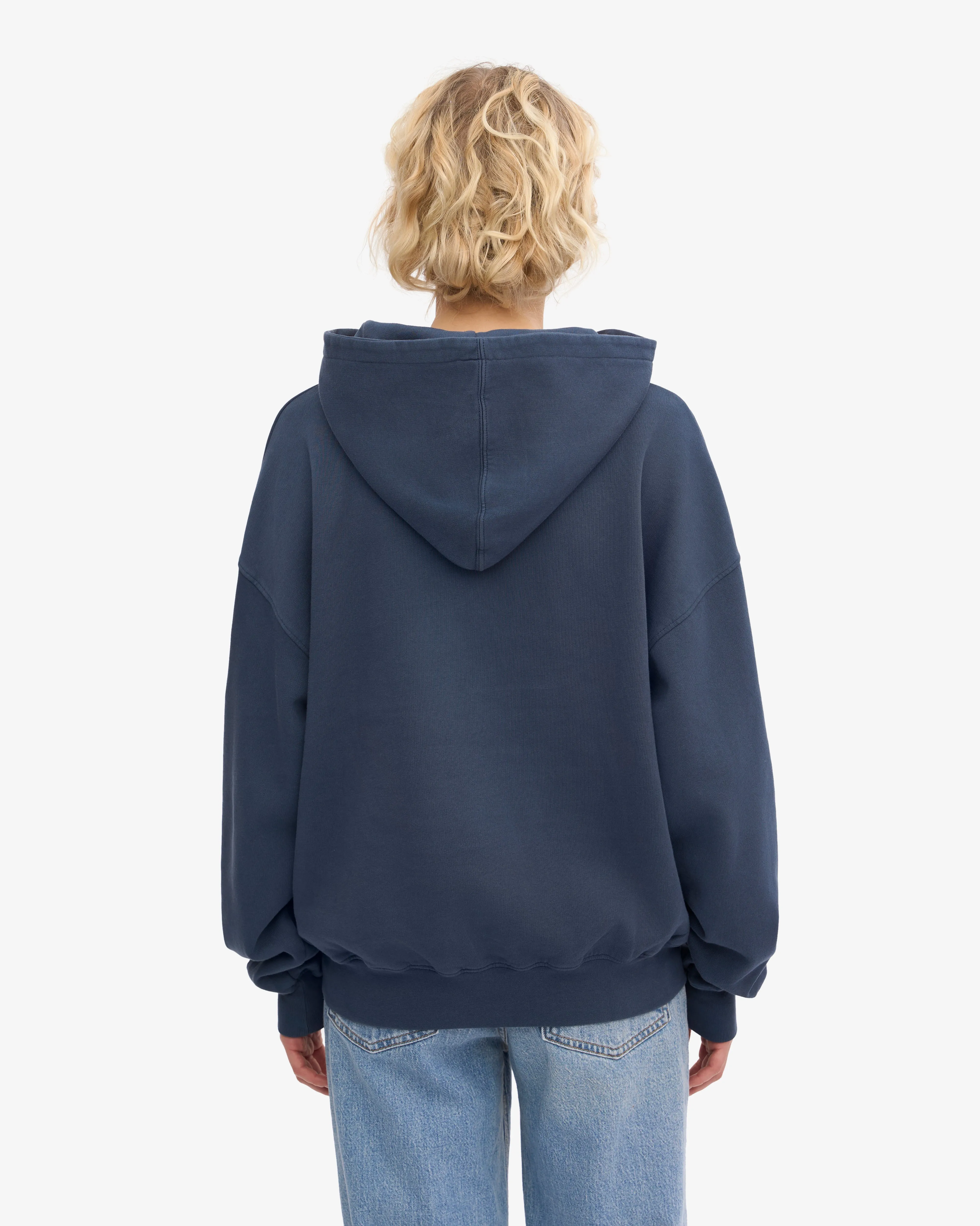 Organic Oversized Hood - Petrol Blue sold by Colorful Standard product image thumbnail 4