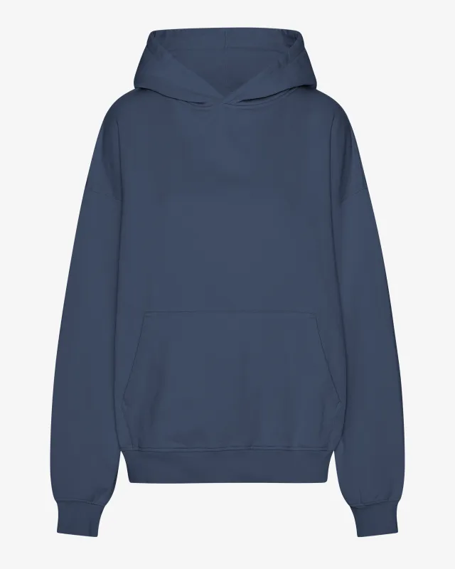 Organic Oversized Hood - Petrol Blue sold by Colorful Standard