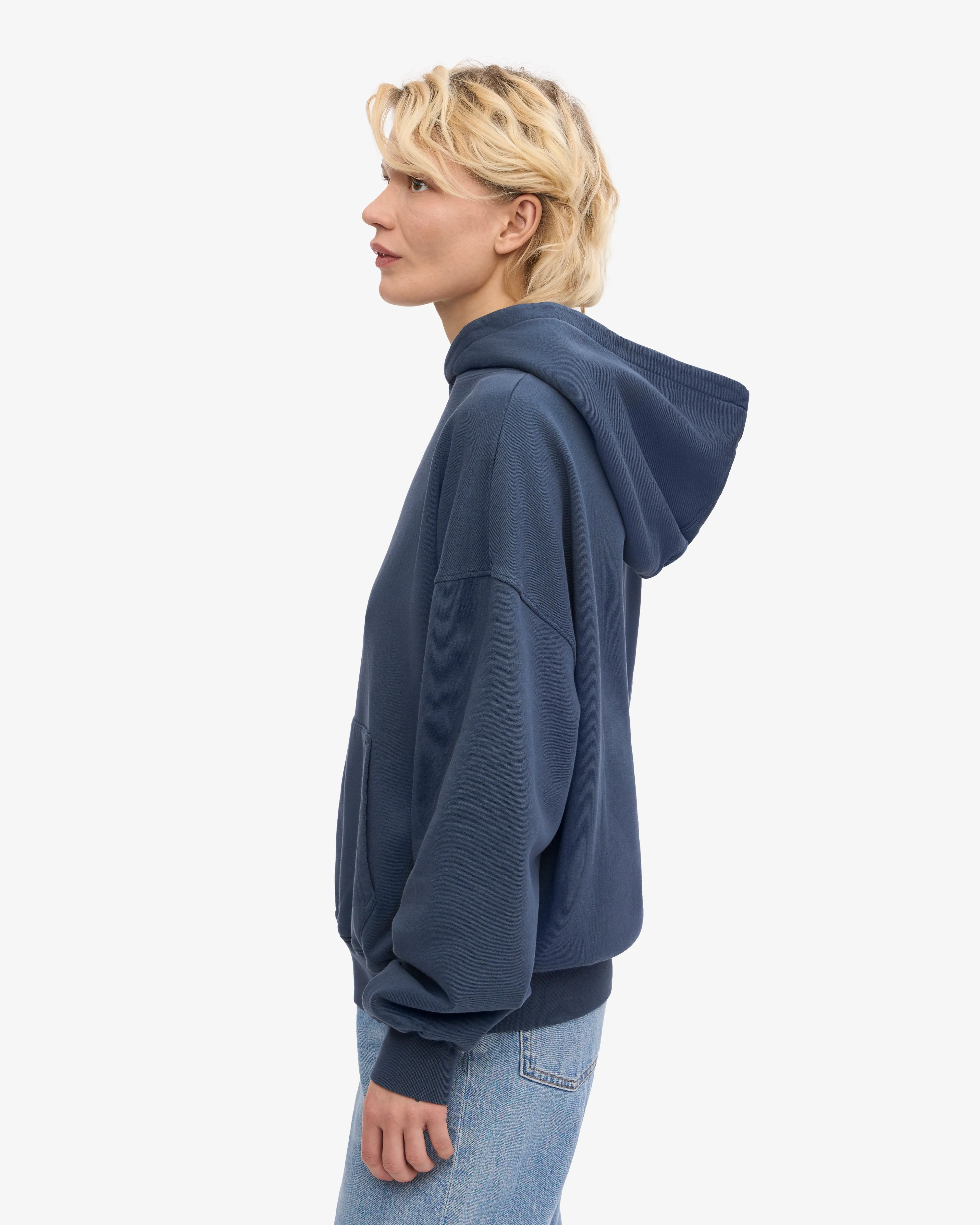 Organic Oversized Hood - Petrol Blue sold by Colorful Standard product image thumbnail 3