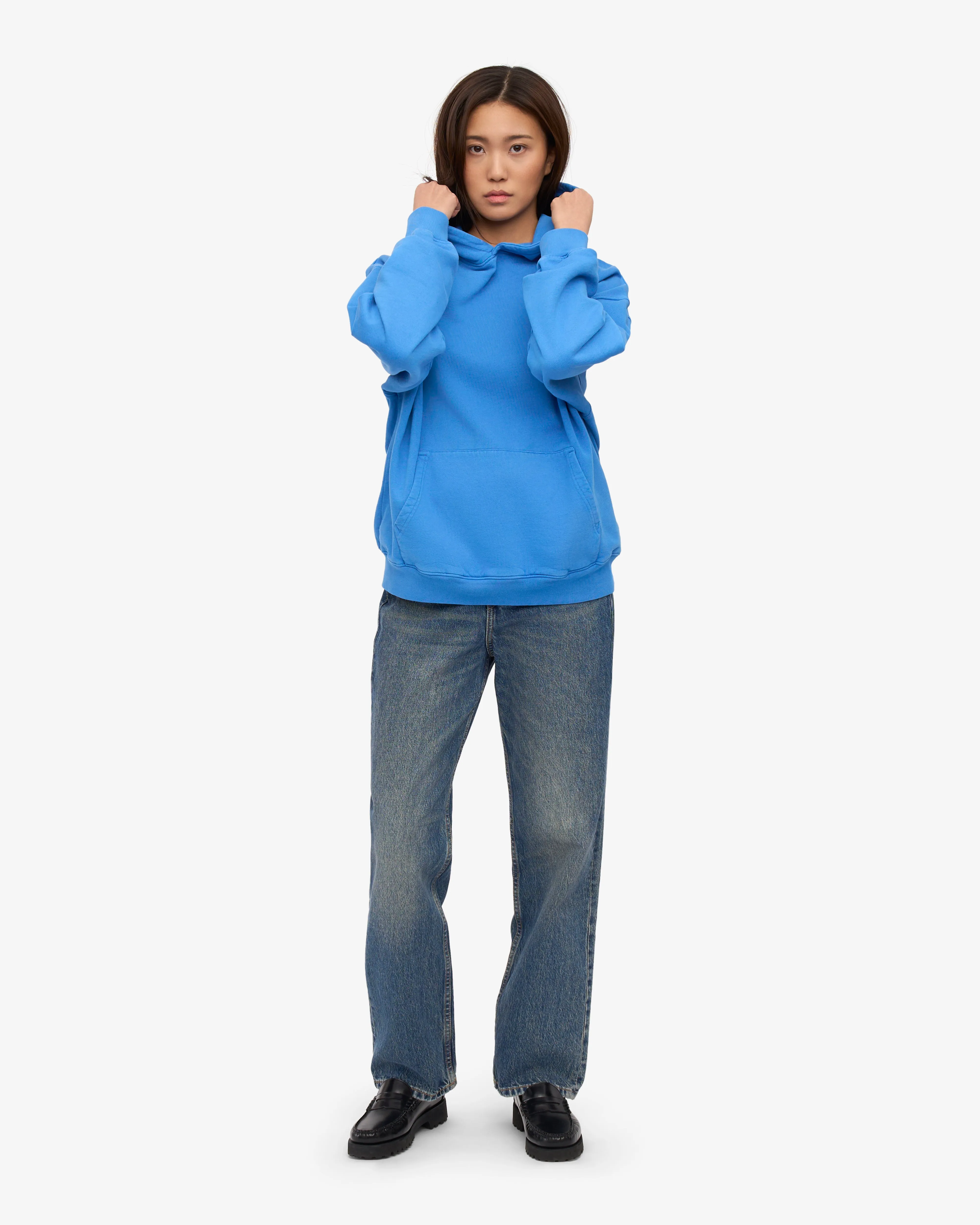 Organic Oversized Hood - Pacific Blue sold by Colorful Standard product image thumbnail 5