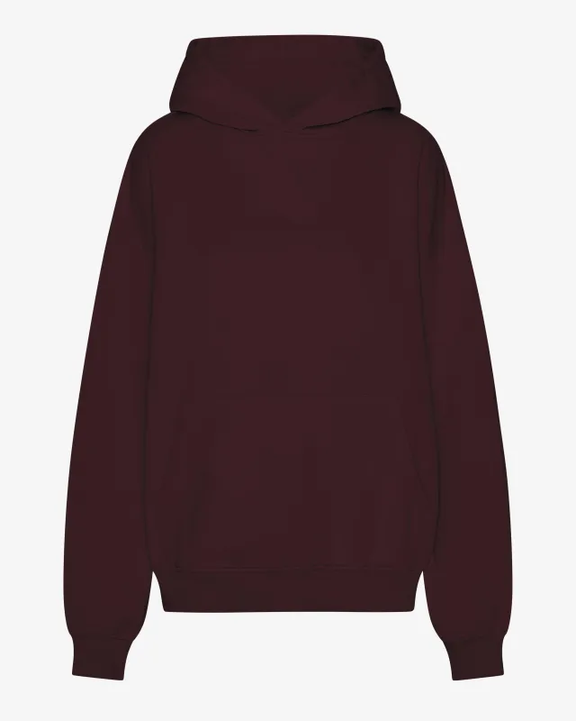 Organic Oversized Hood - Oxblood Red sold by Colorful Standard