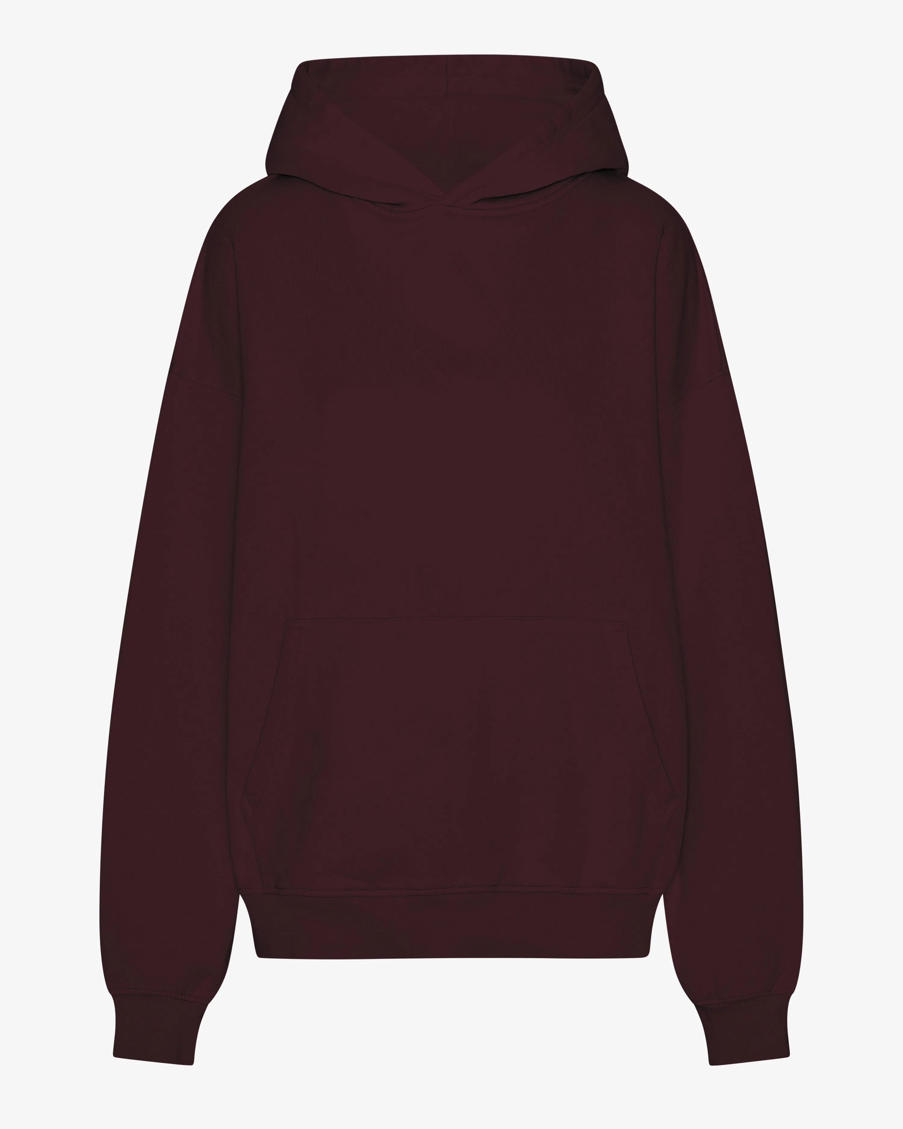 Organic Oversized Hood - Oxblood Red sold by Colorful Standard