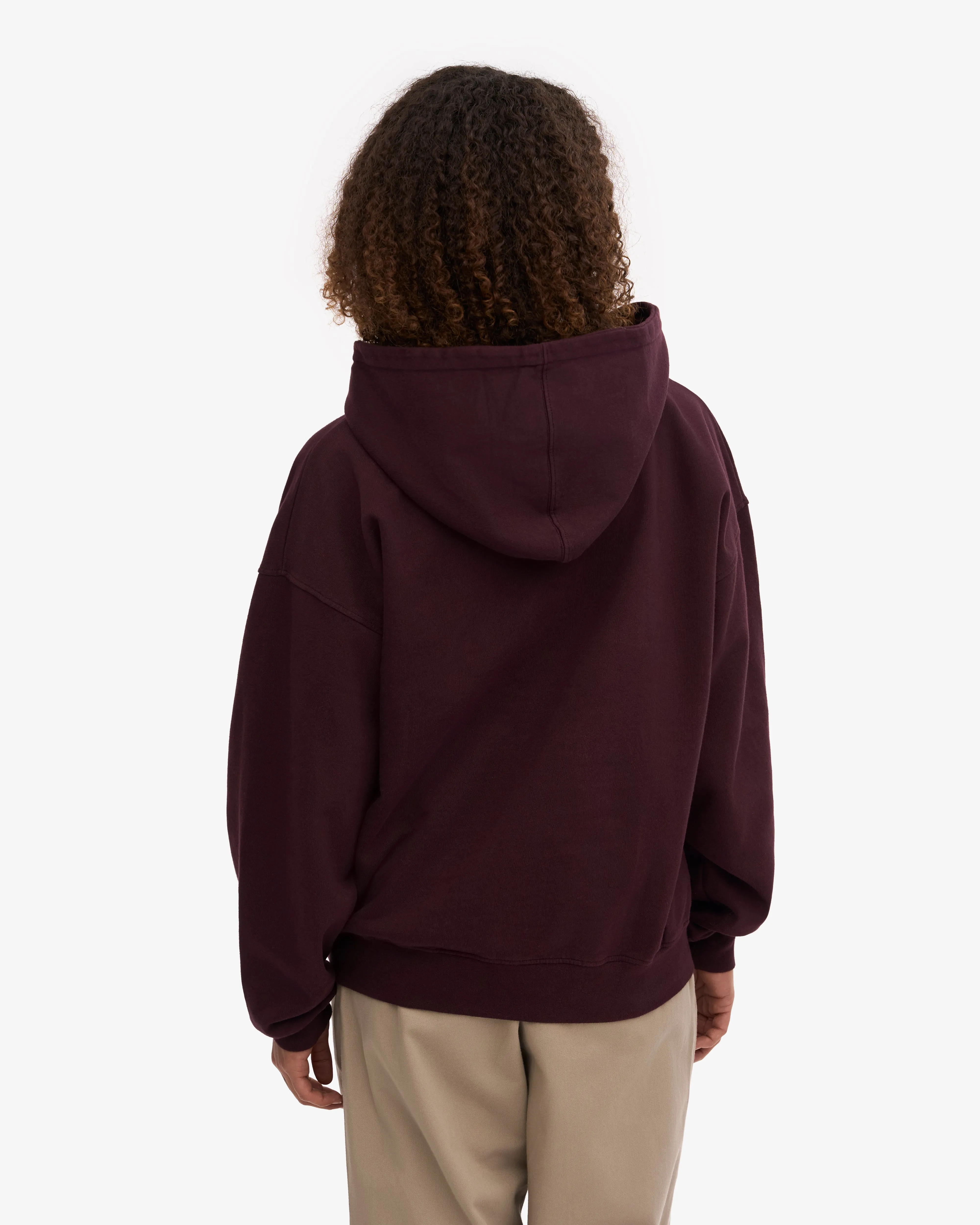 Organic Oversized Hood - Oxblood Red sold by Colorful Standard product image thumbnail 4