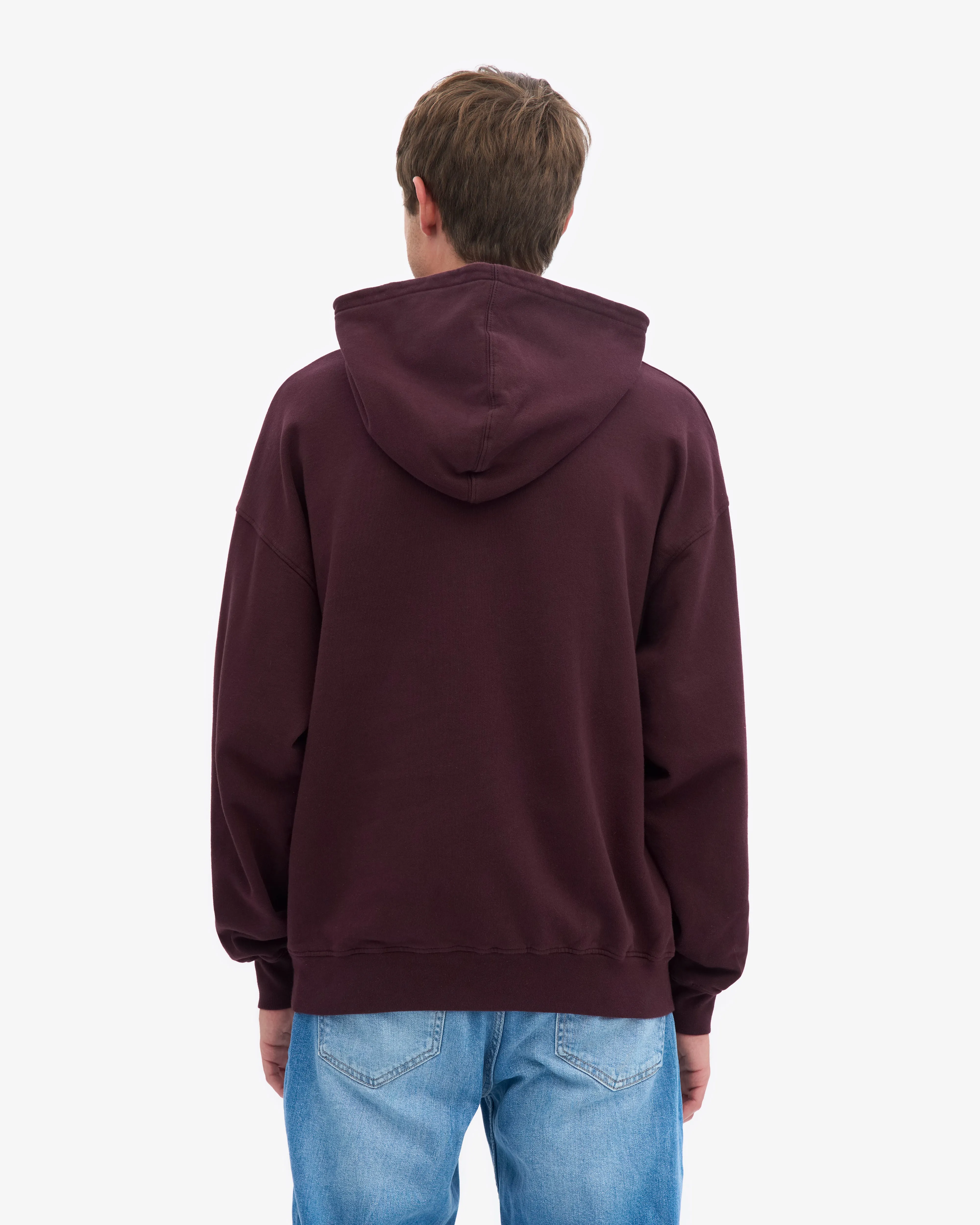 Organic Oversized Hood - Oxblood Red sold by Colorful Standard product image thumbnail 4