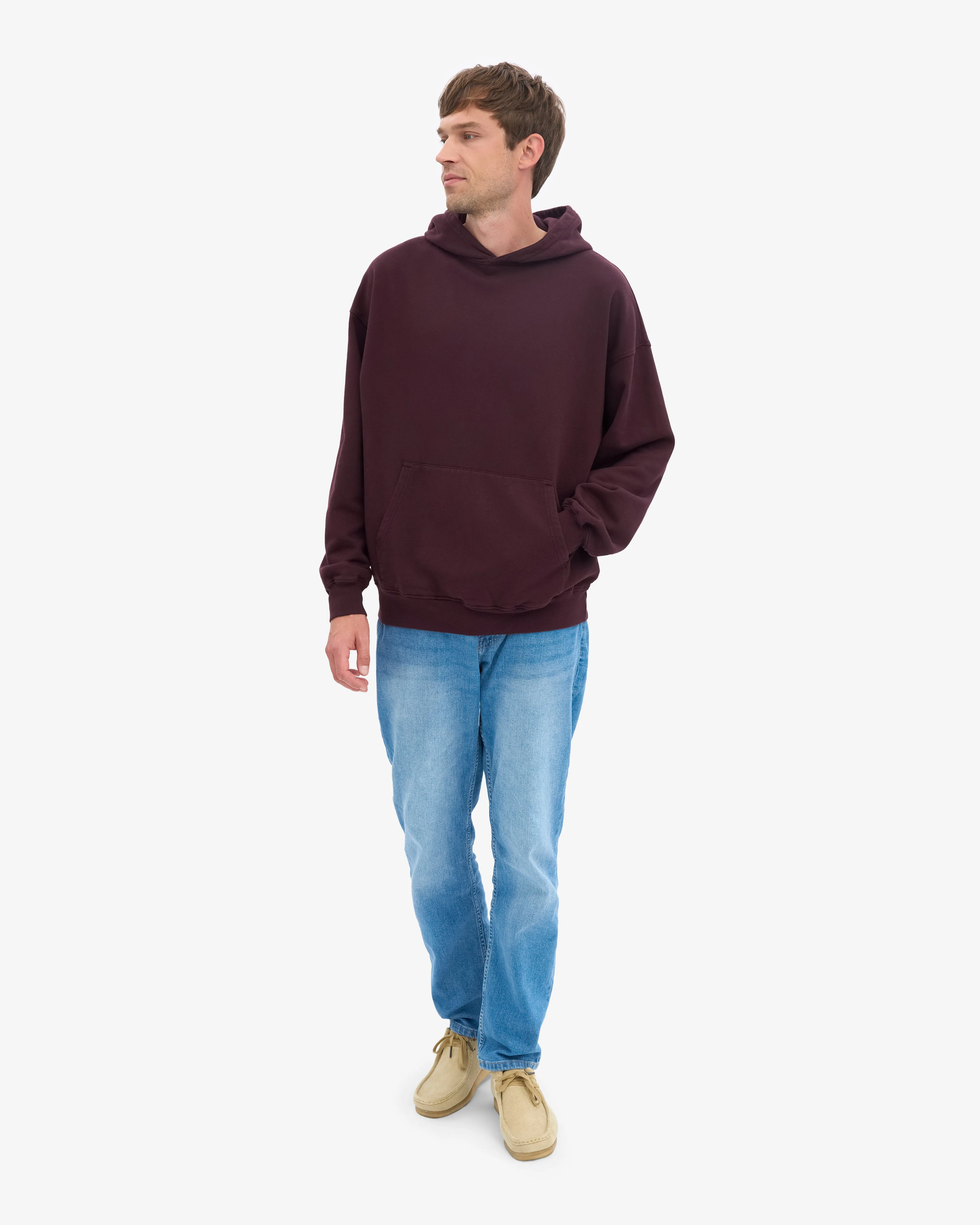 Organic Oversized Hood - Oxblood Red sold by Colorful Standard product image thumbnail 5