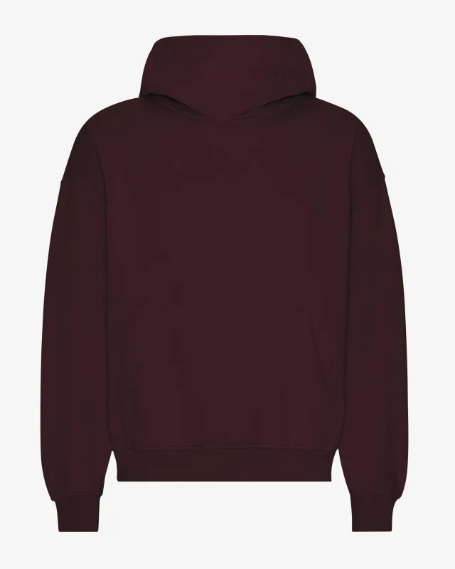 Organic Oversized Hood - Oxblood Red sold by Colorful Standard