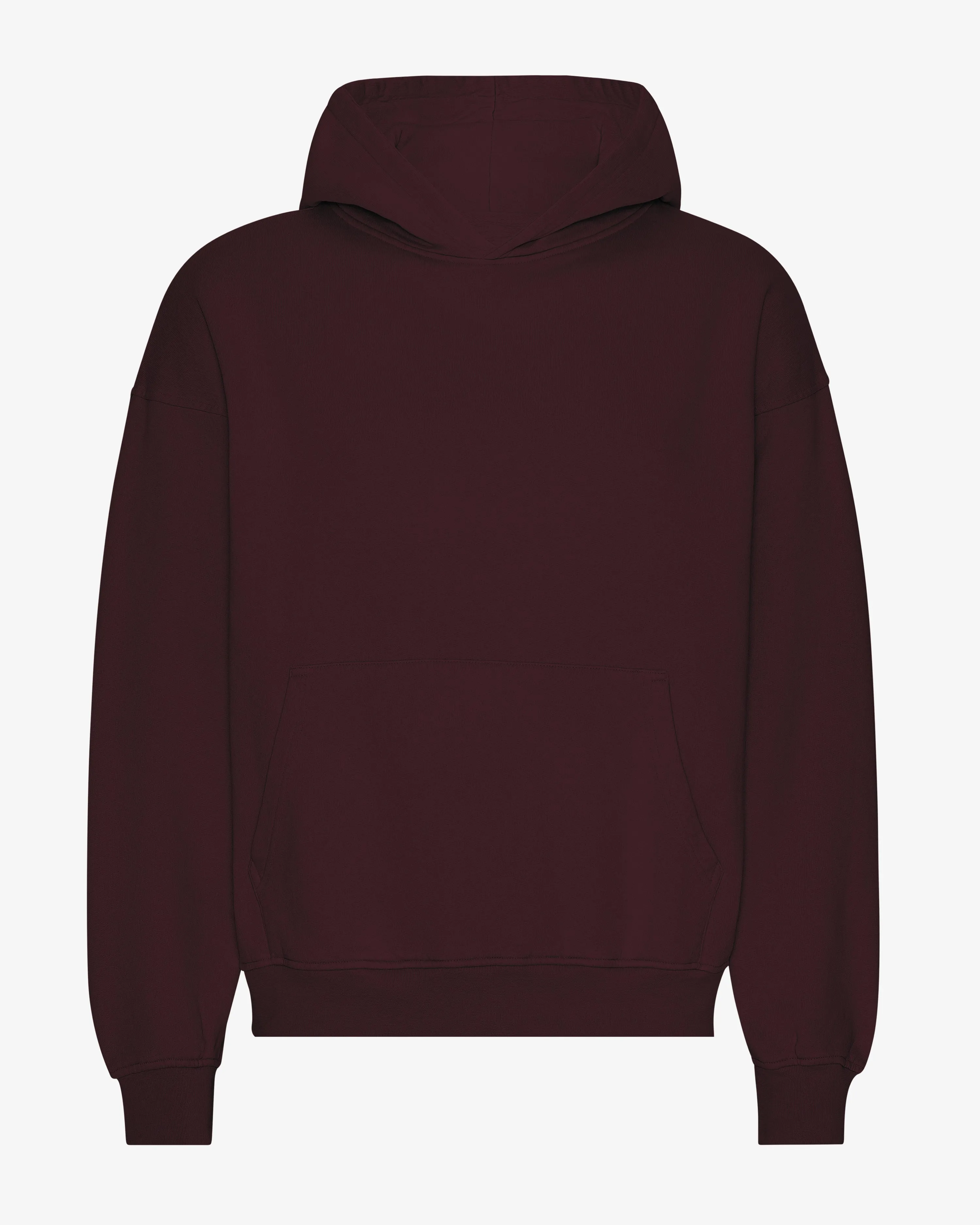 Organic Oversized Hood - Oxblood Red sold by Colorful Standard