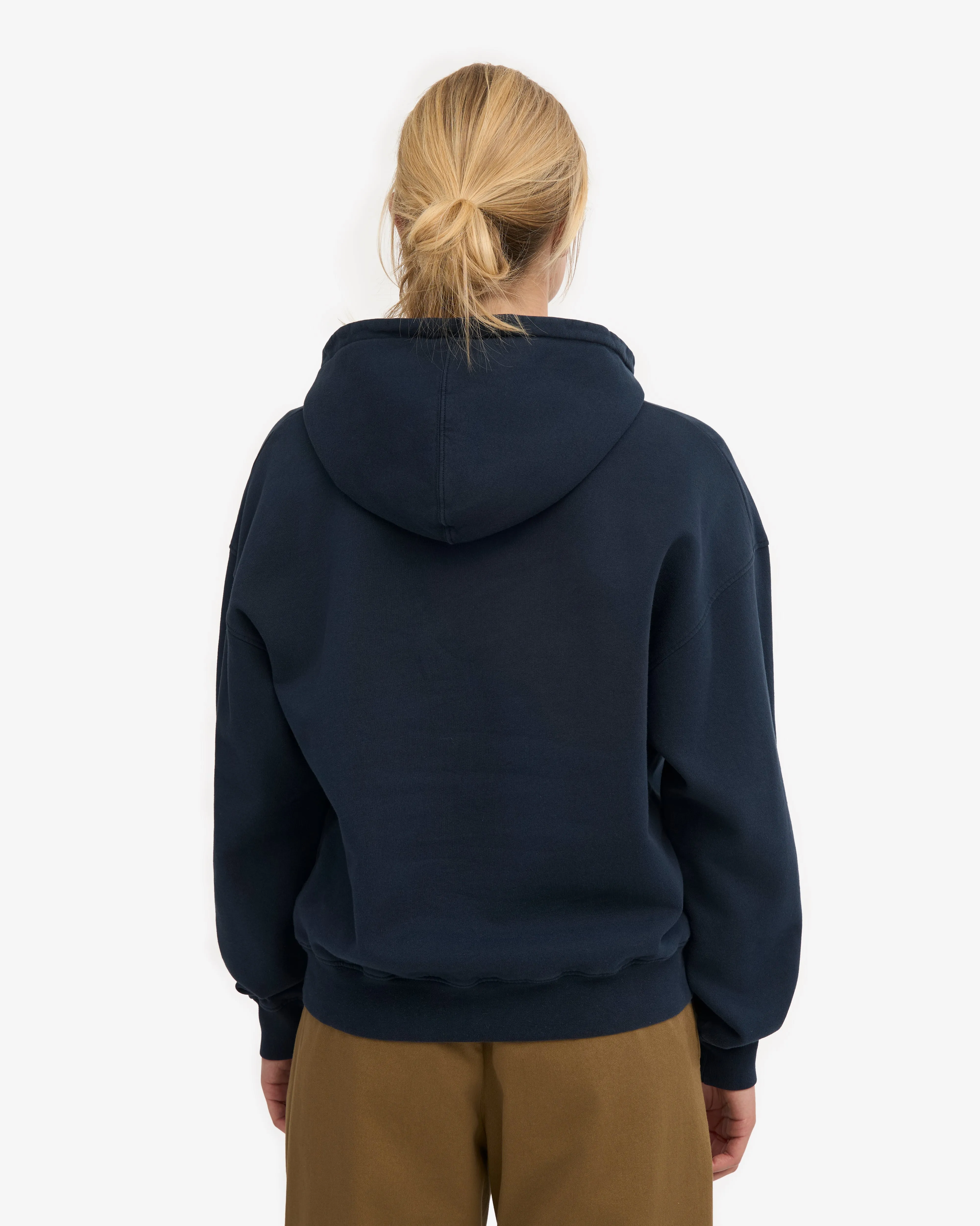 Organic Oversized Hood - Navy Blue sold by Colorful Standard product image thumbnail 4