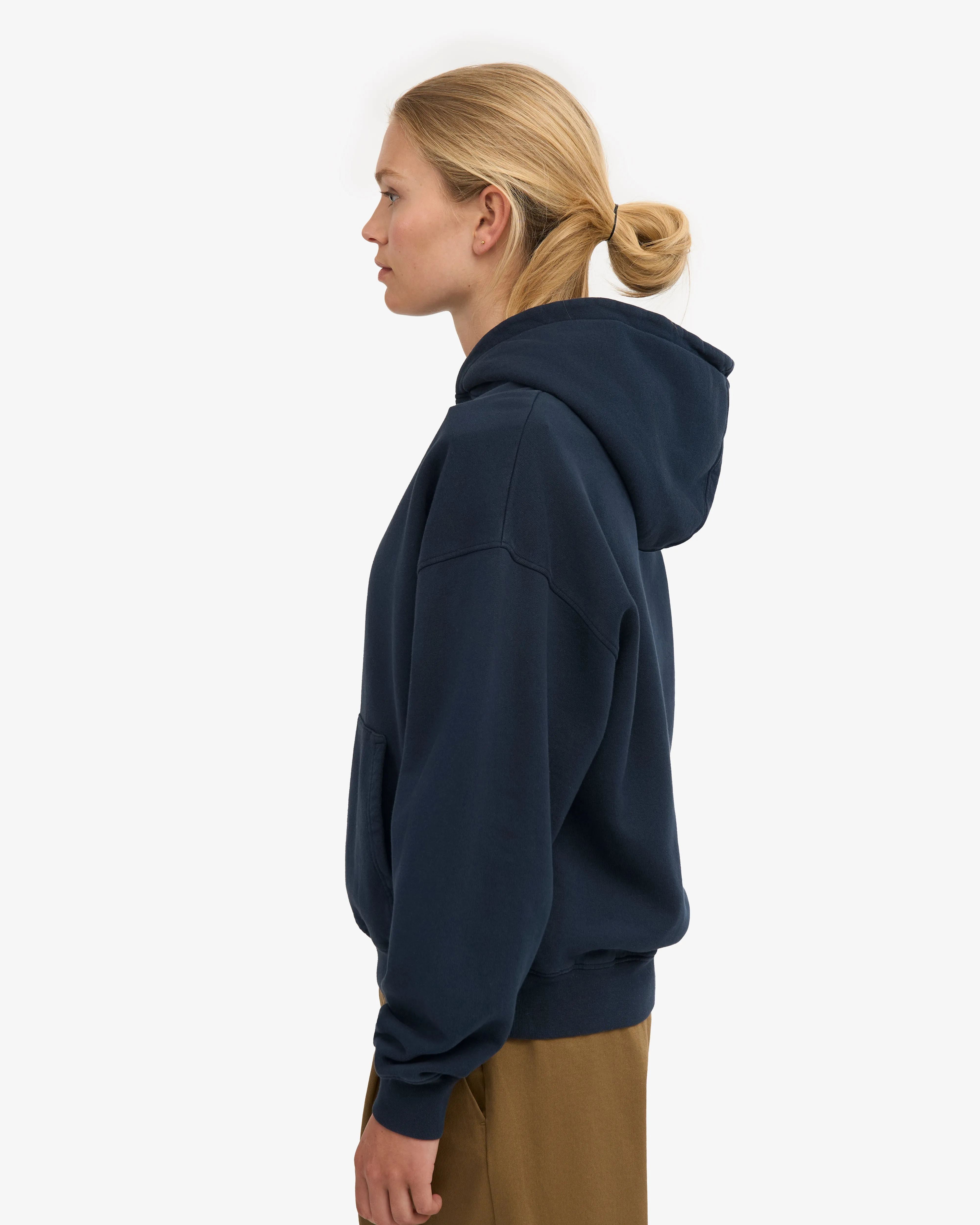 Organic Oversized Hood - Navy Blue sold by Colorful Standard product image thumbnail 3