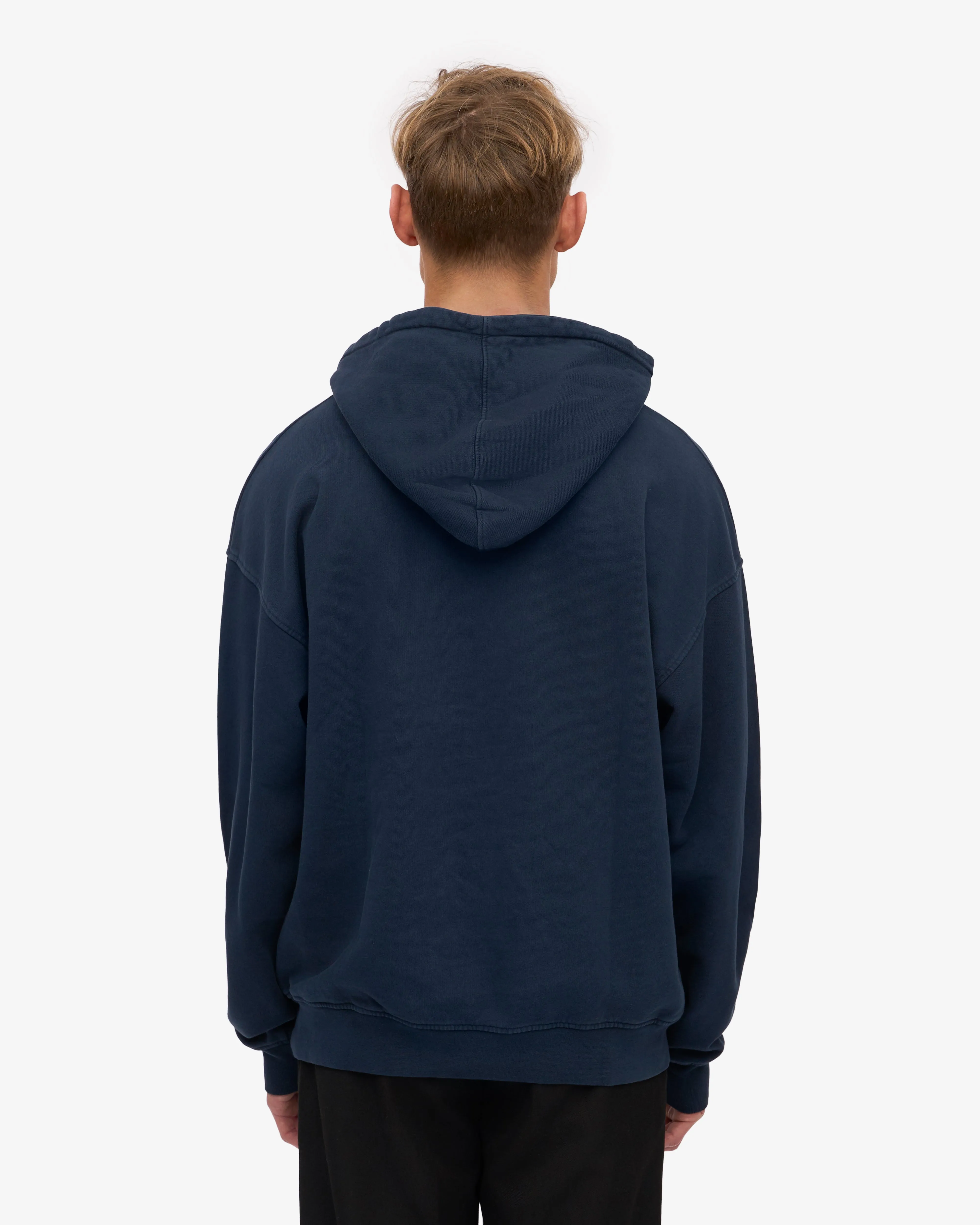 Organic Oversized Hood - Navy Blue sold by Colorful Standard product image thumbnail 4