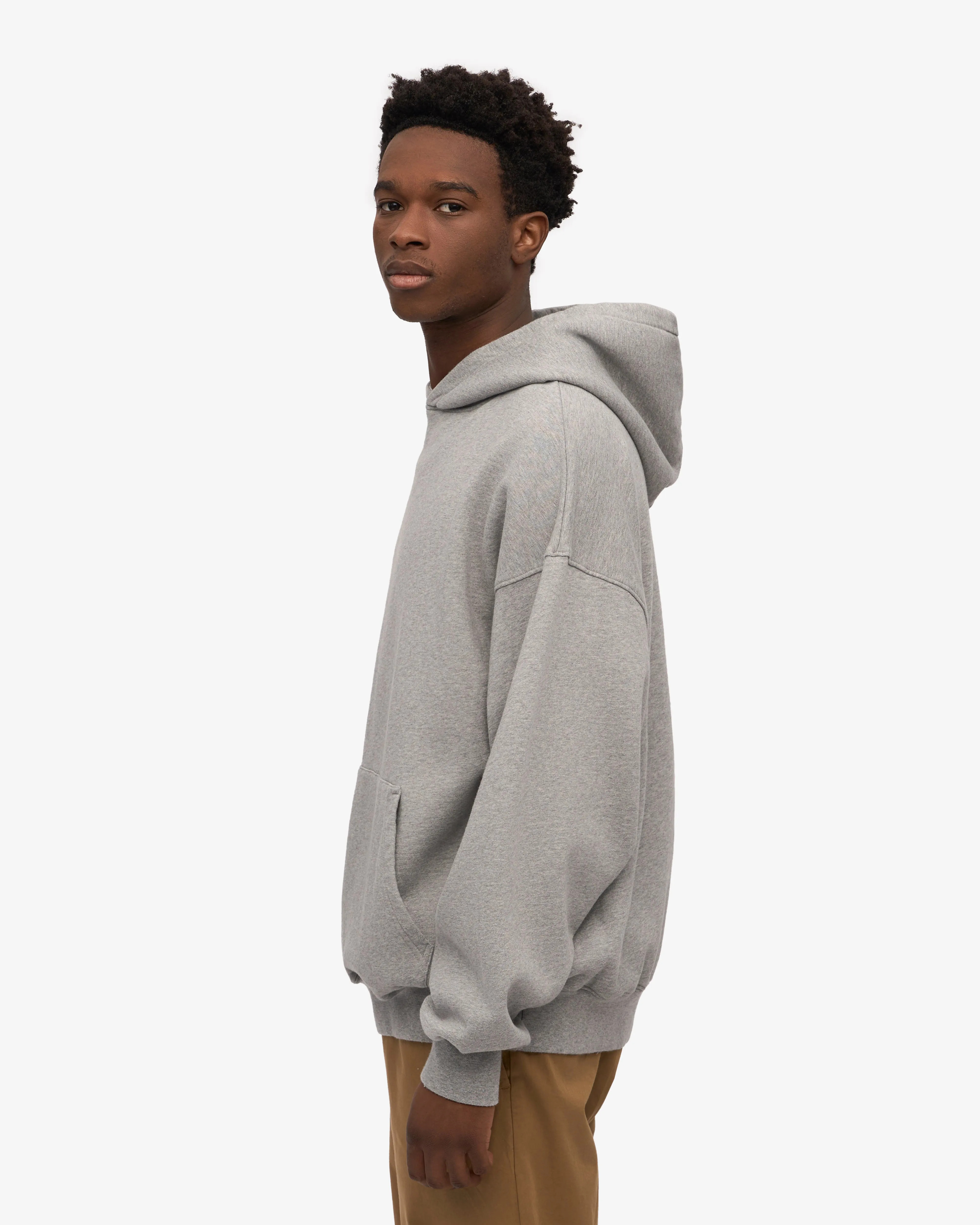 Organic Oversized Hood - Heather Grey sold by Colorful Standard product image thumbnail 3