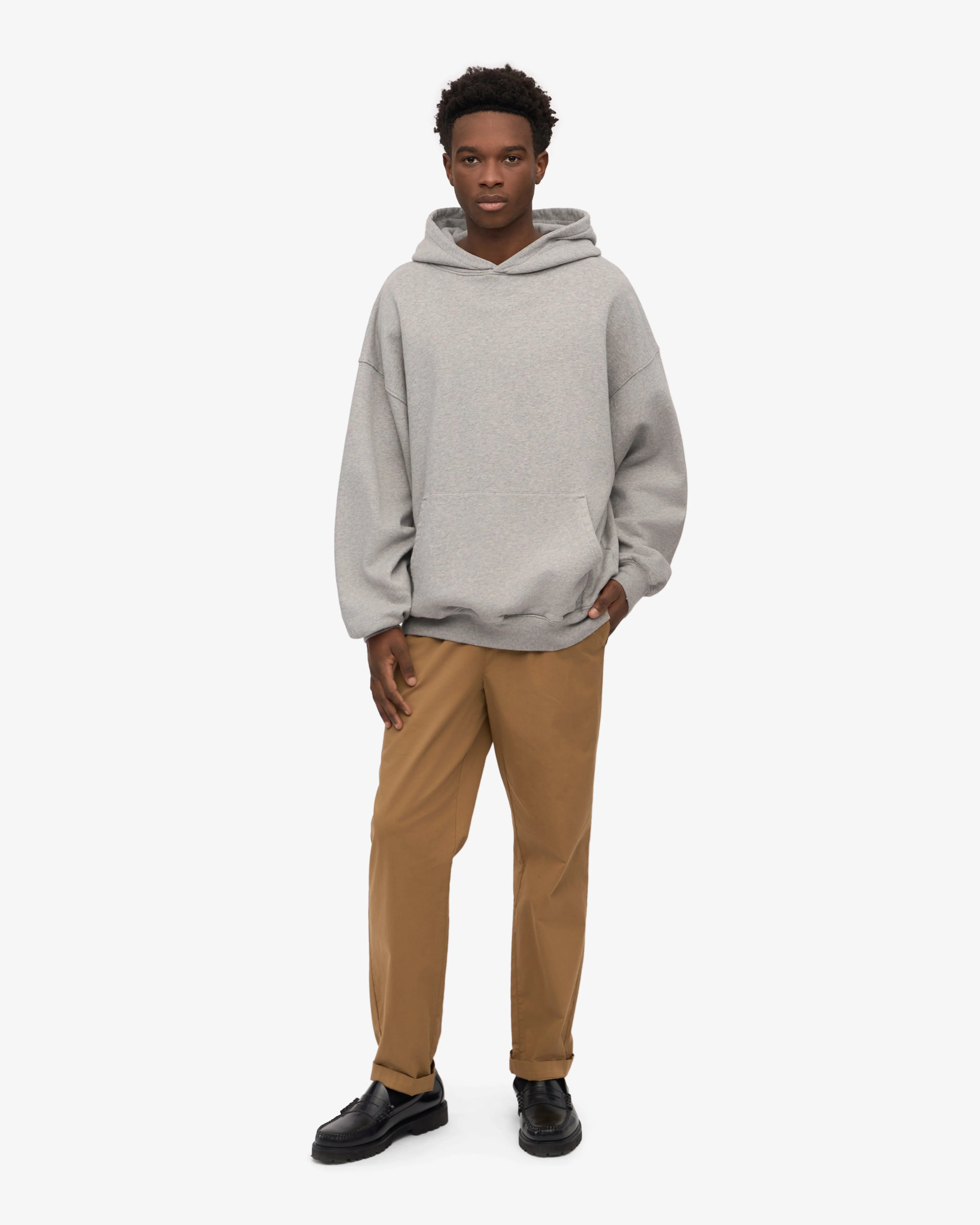 Organic Oversized Hood - Heather Grey sold by Colorful Standard product image thumbnail 5